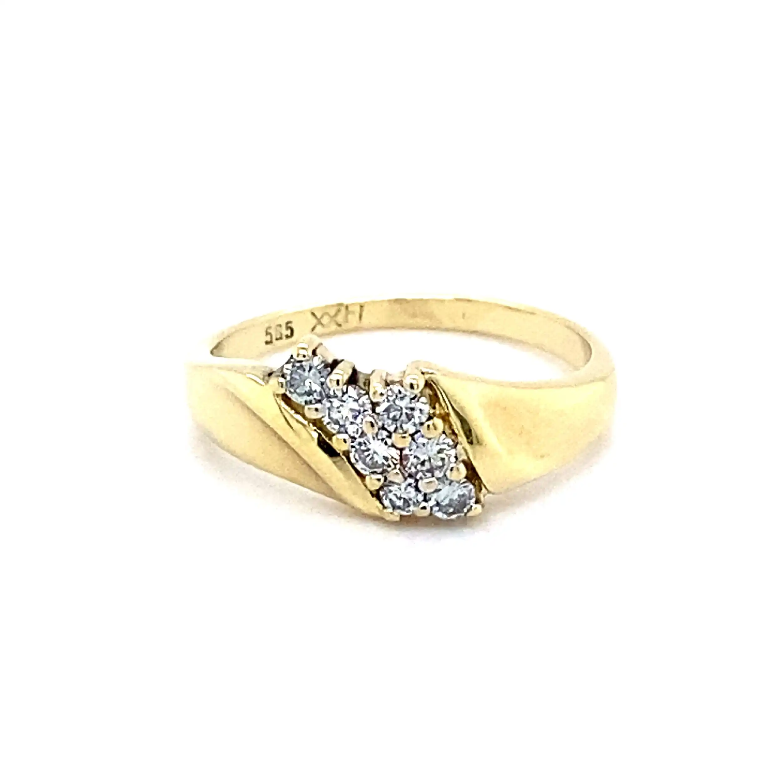 Ring Gelbgold mit Brillanten Ring Gelbgold mit Brillanten