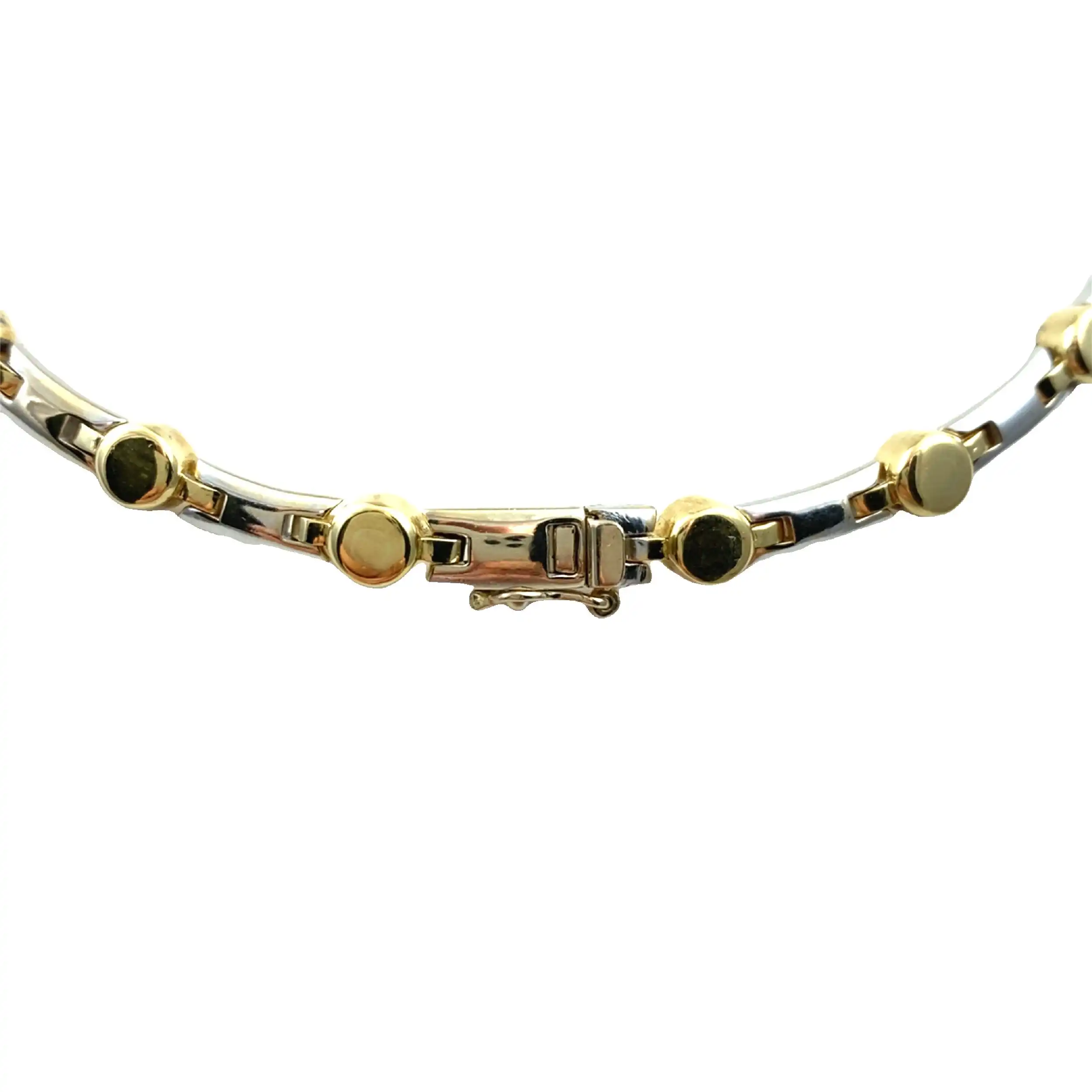 Collier Bicolor mit Brillanten Collier Bicolor mit Brillanten