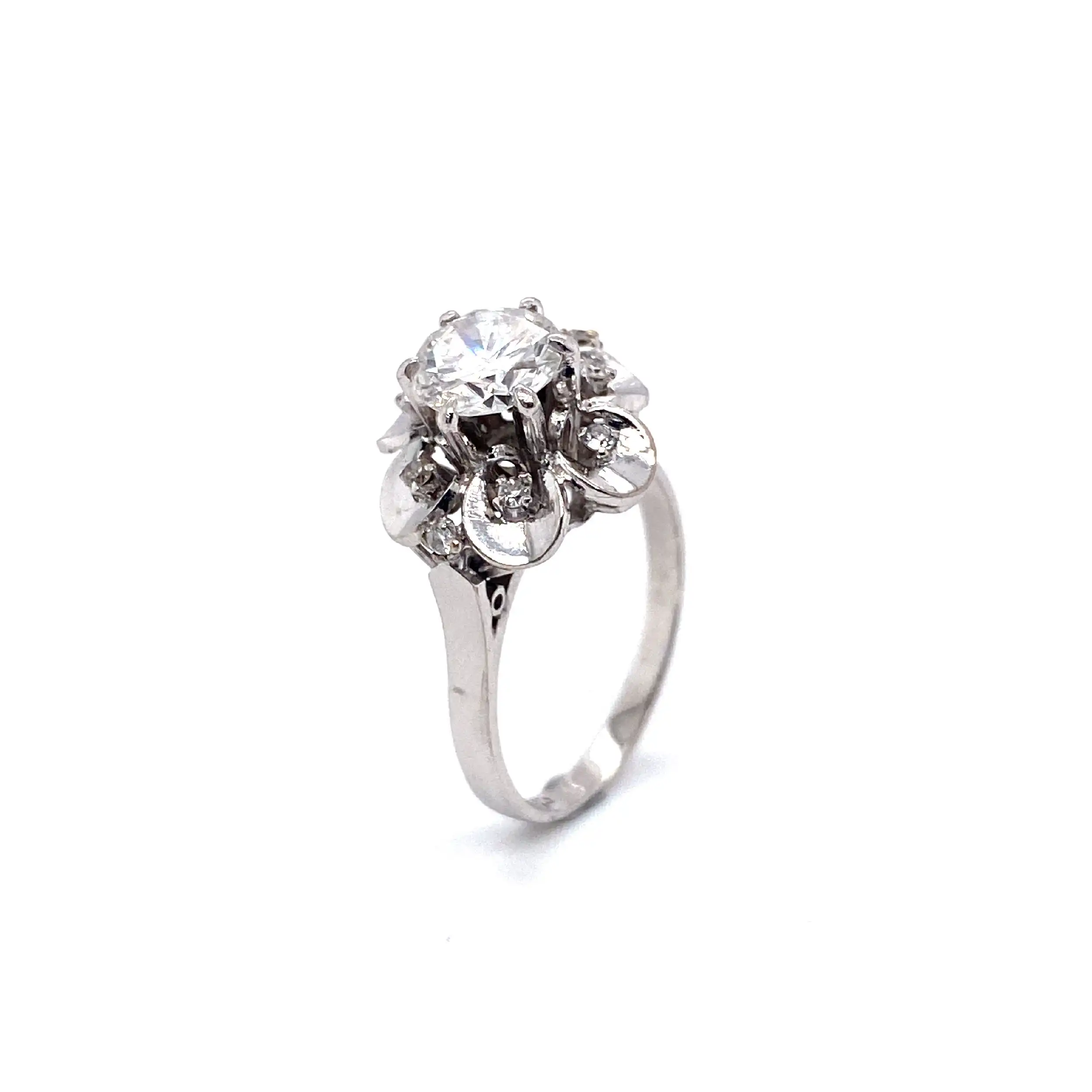 Ring Weißgold mit Brillanten Ring Weißgold mit Brillanten