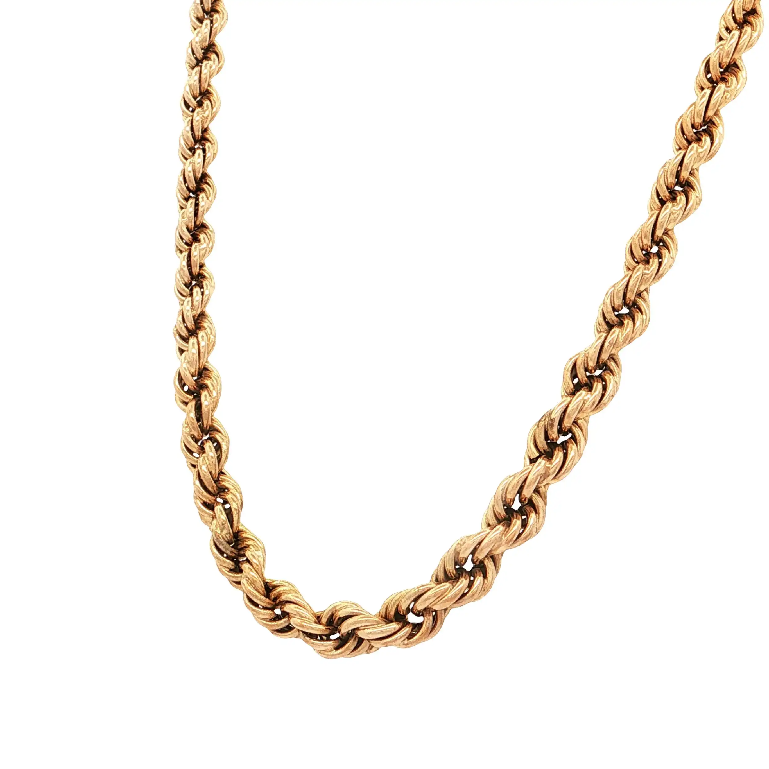 Kordelkette Gelbgold