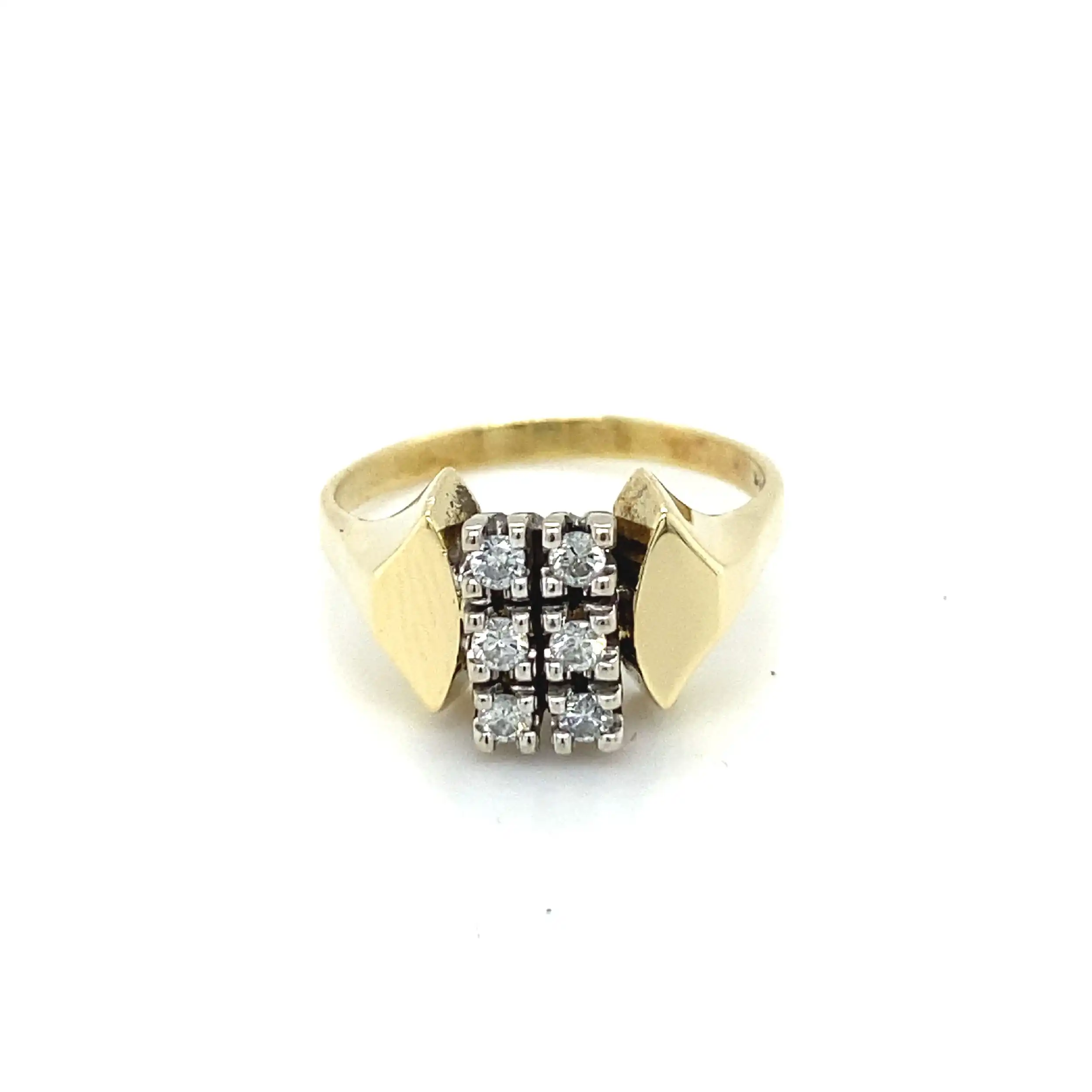 Ring Bicolor mit Brillanten Ring Bicolor mit Brillanten
