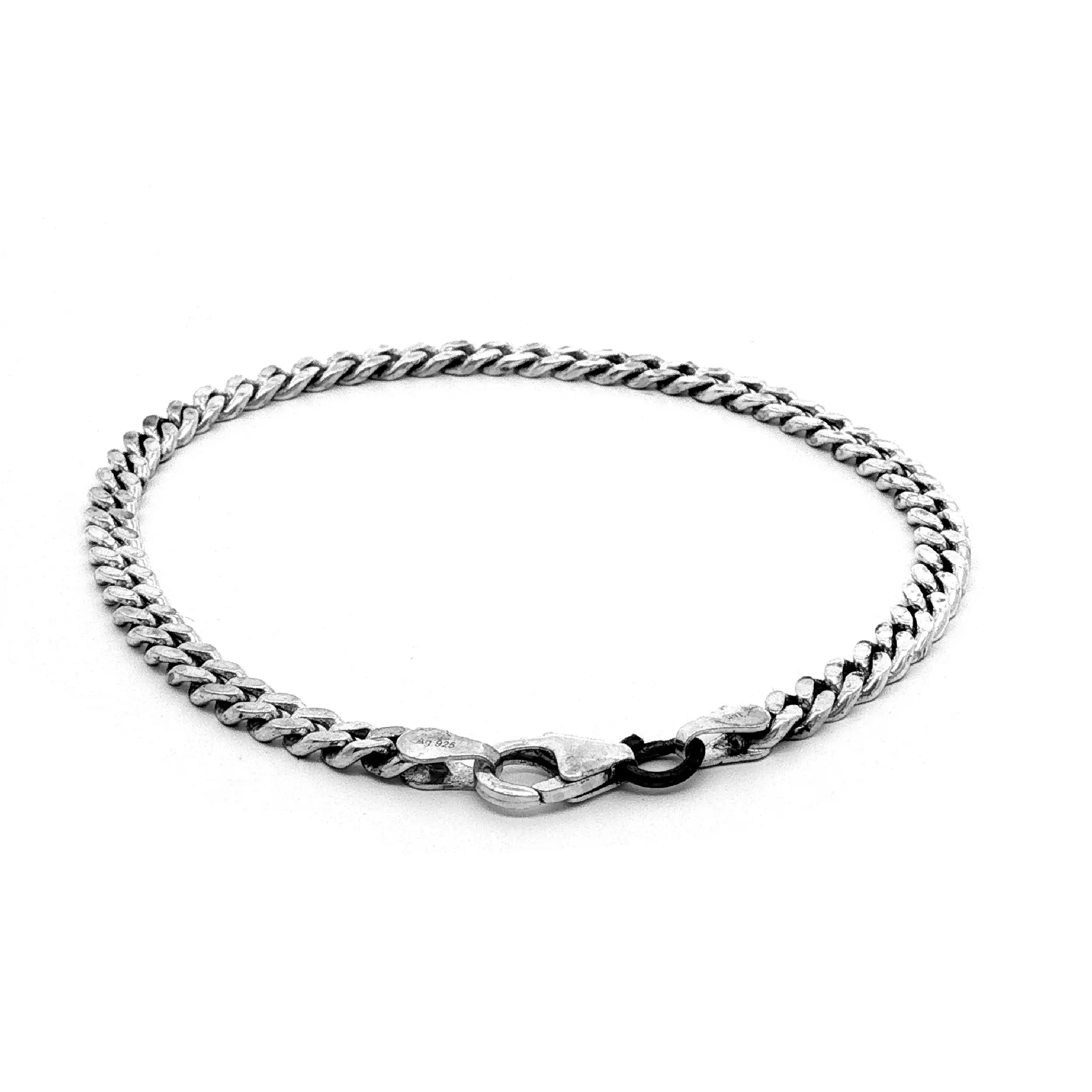 Panzerarmband Silber