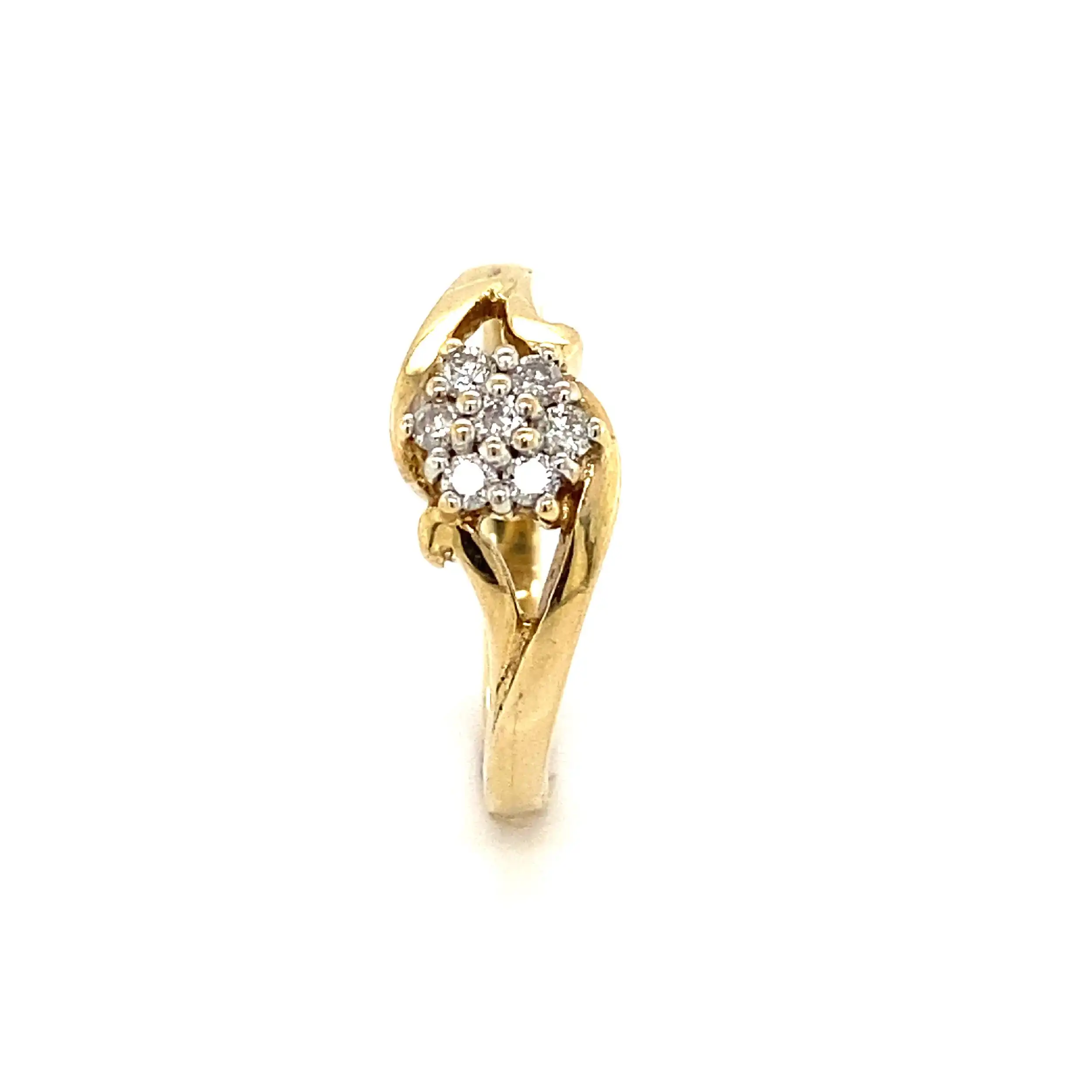 Ring Gelbgold mit Brillanten Ring Gelbgold mit Brillanten