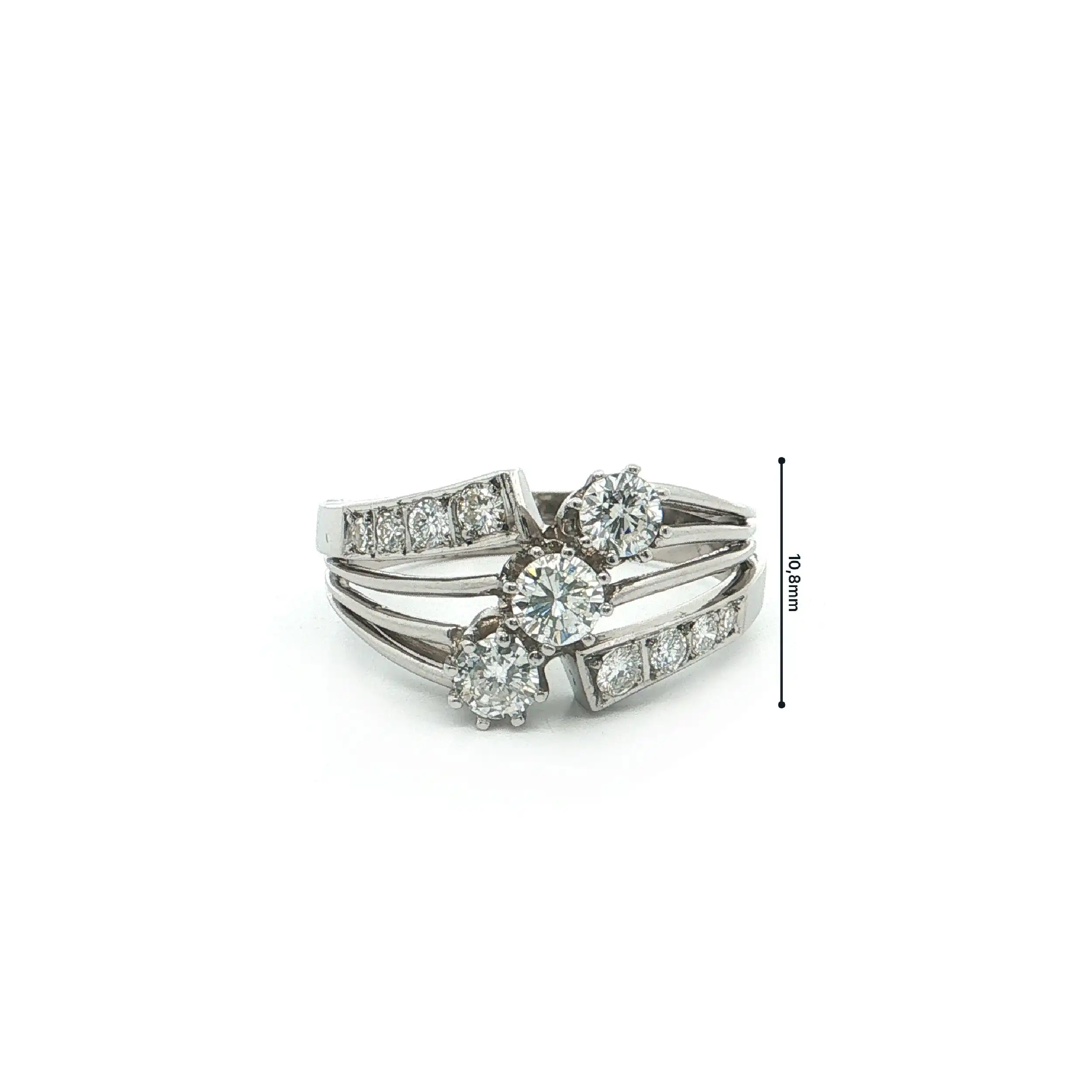 Ring Weißgold mit Brillanten