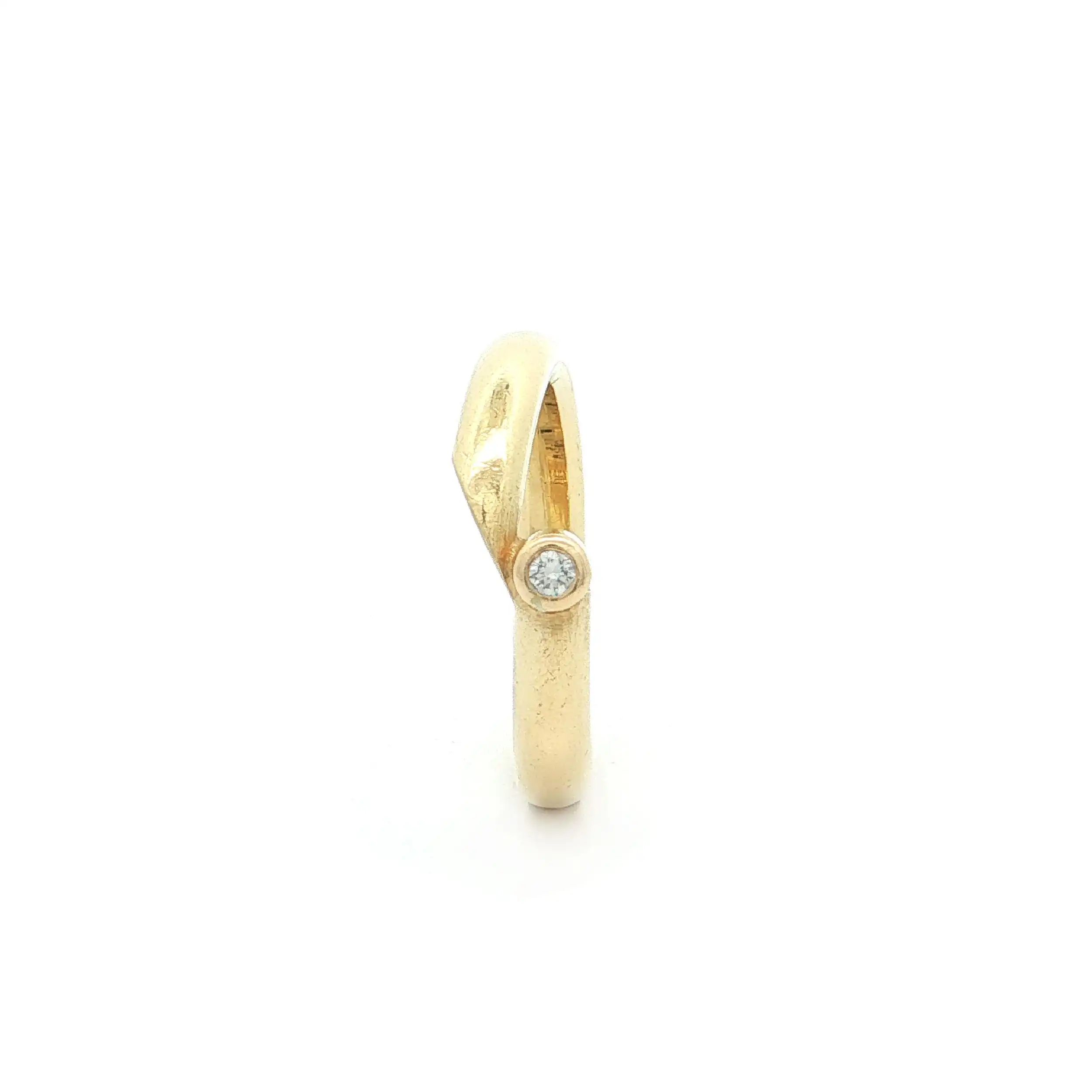 Ring Gelbgold mit Brillant