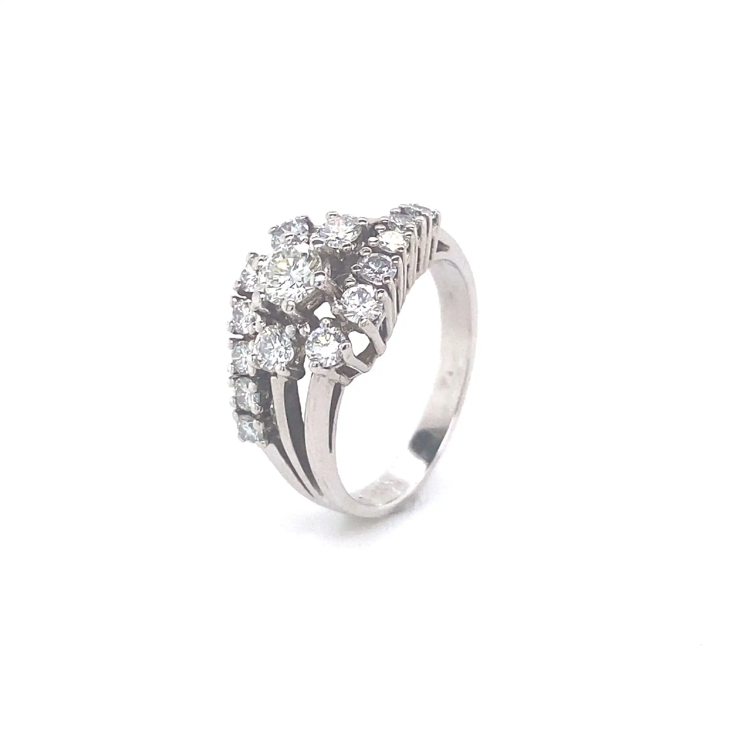 Ring Weißgold mit Brillanten