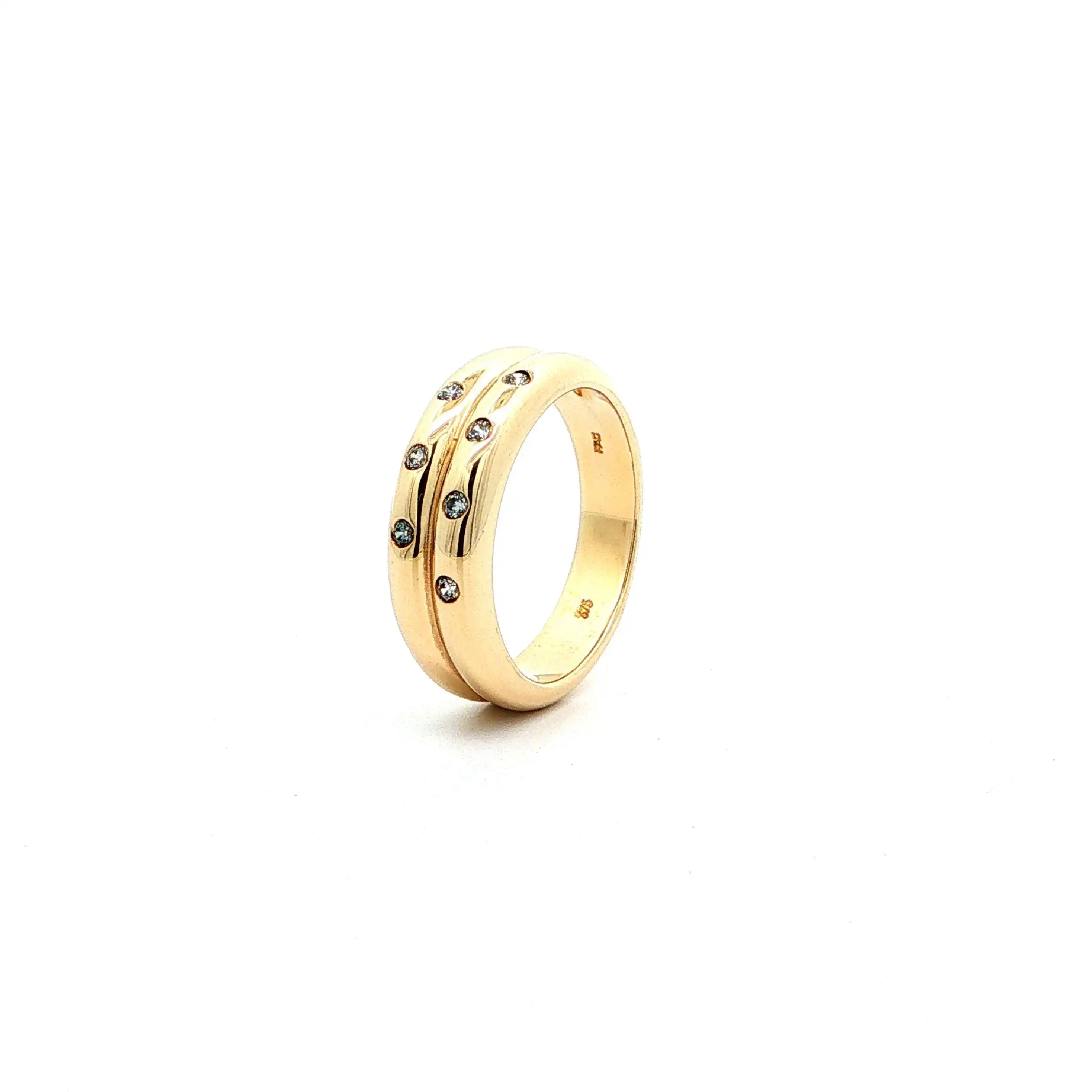 Ring Gelbgold mit Zirkonia
