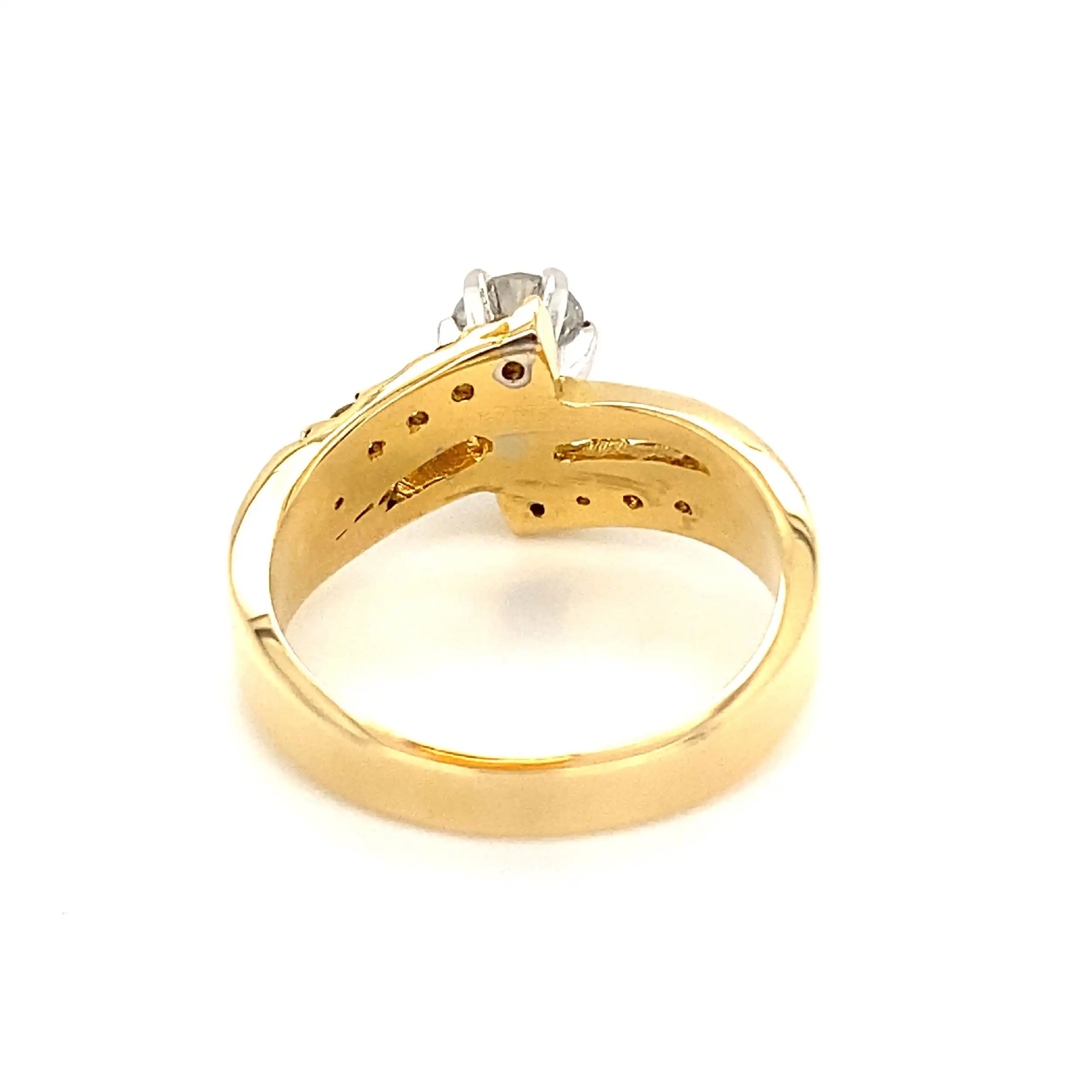 Ring Bicolor mit Brillanten