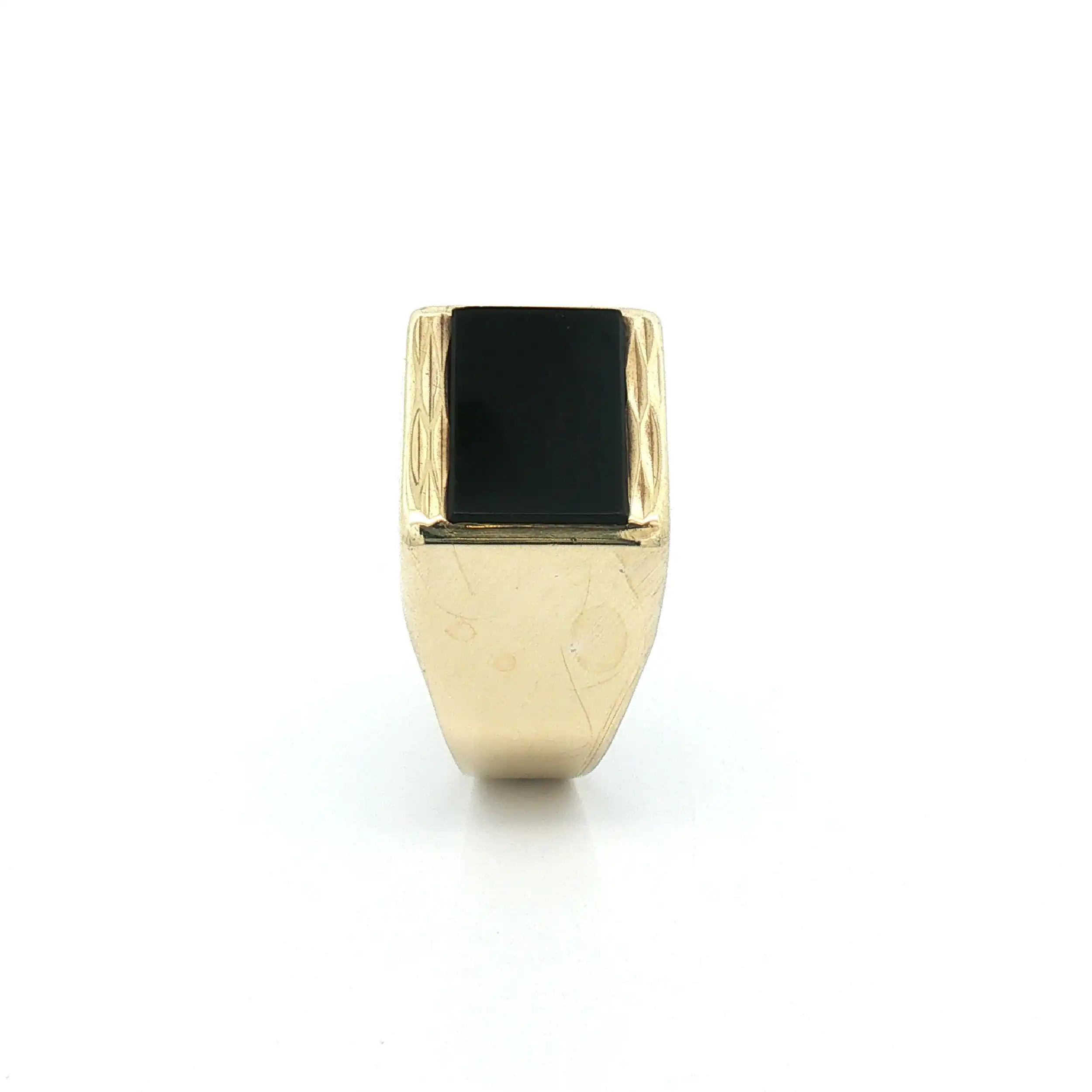 Ring Gelbgold mit Onyx Ring Gelbgold mit Onyx