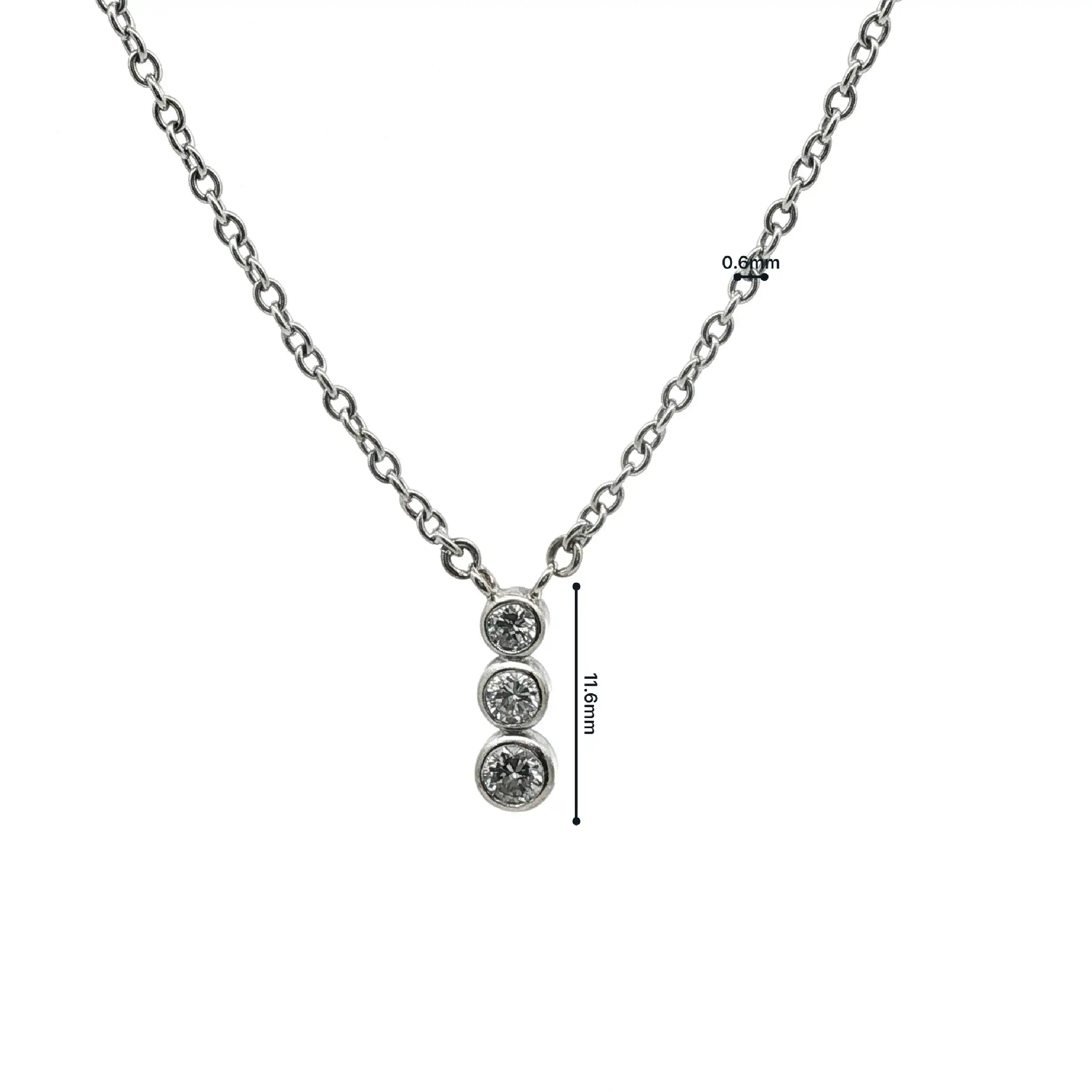 Collier Weißgold mit Brillanten Collier Weißgold mit Brillanten