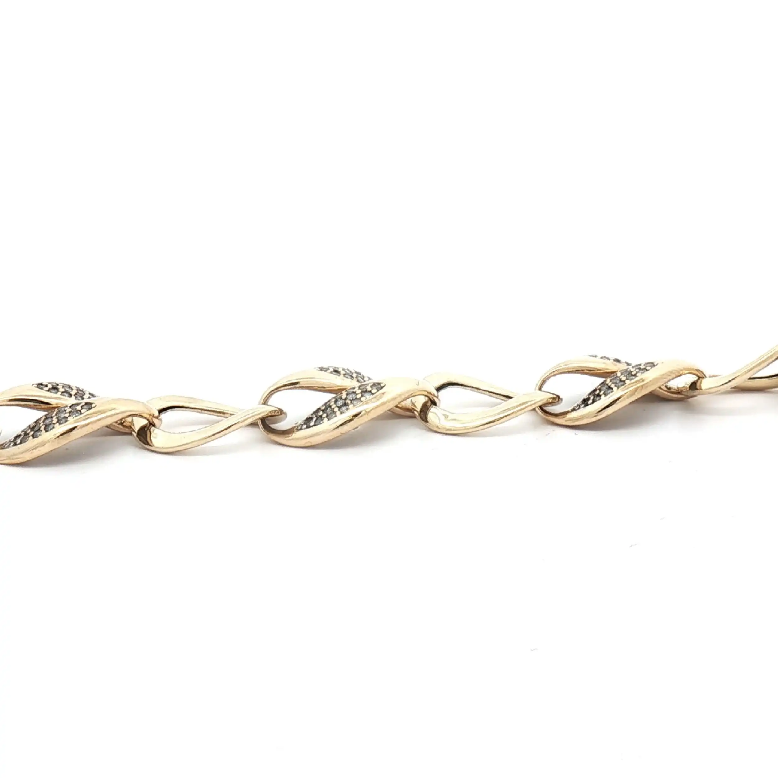 Armband Gelbgold mit Zirkonia Steinen Armband Gelbgold mit Zirkonia Steinen
