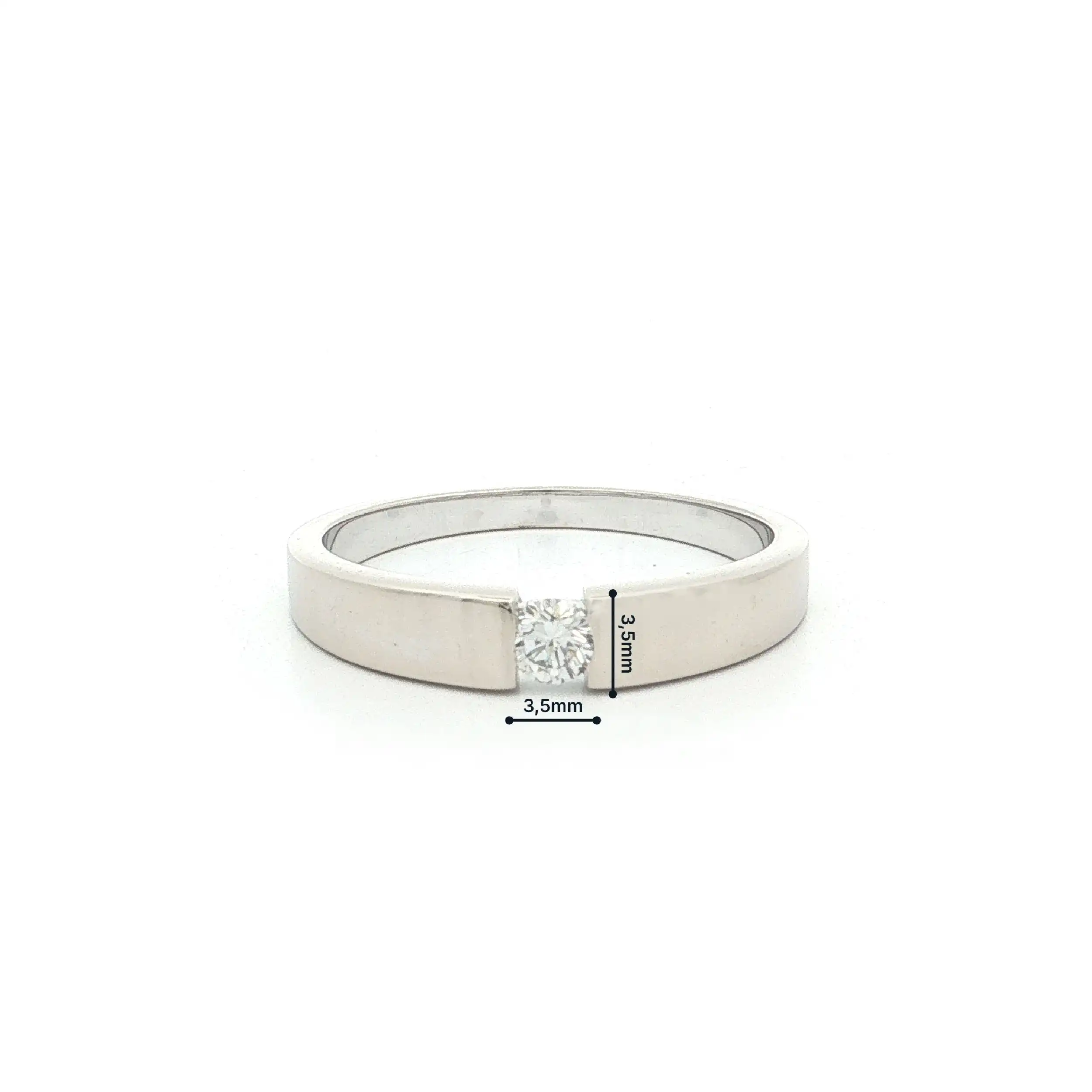 Ring Weißgold mit Brillant