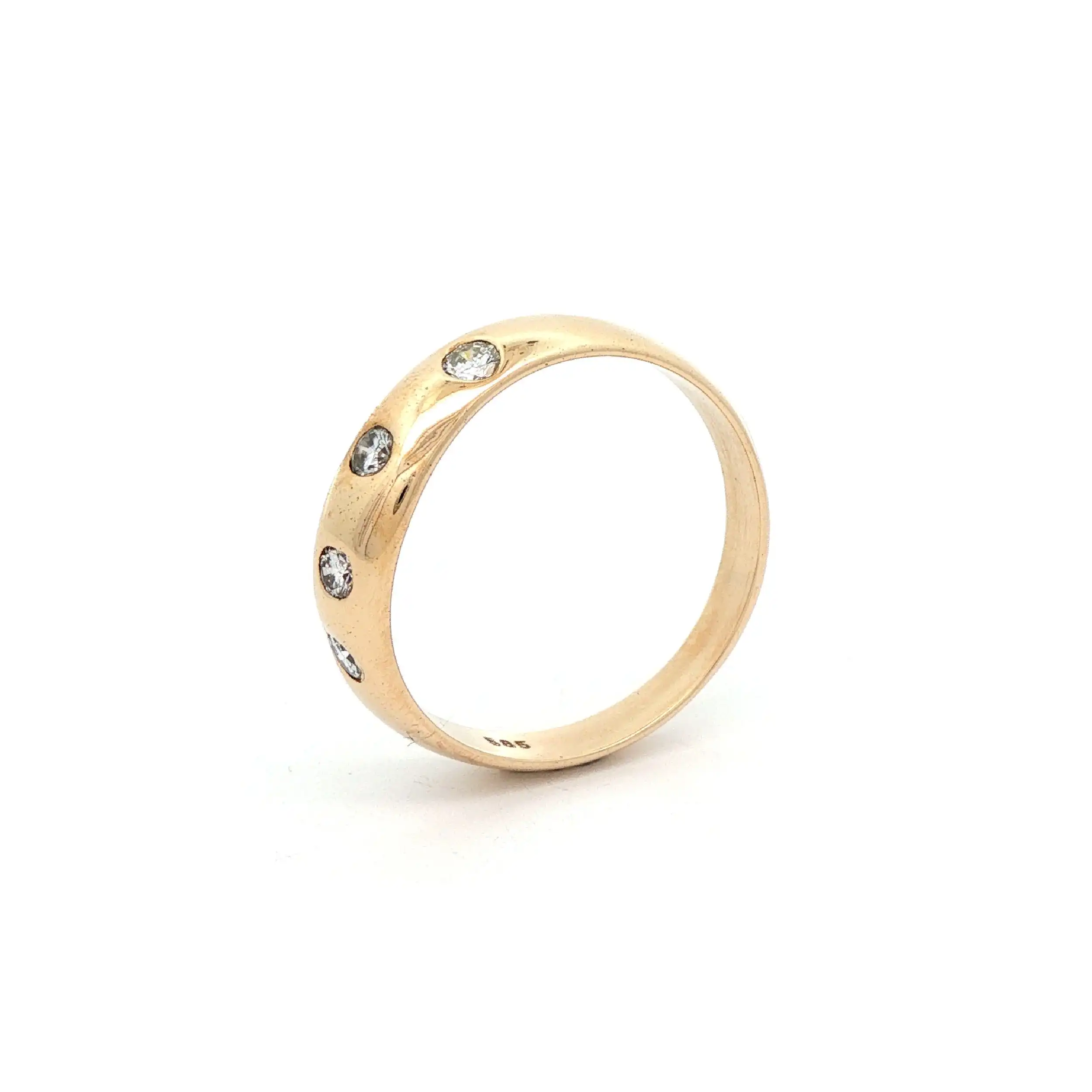 Ring Gelbgold mit Brillanten Ring Gelbgold mit Brillanten