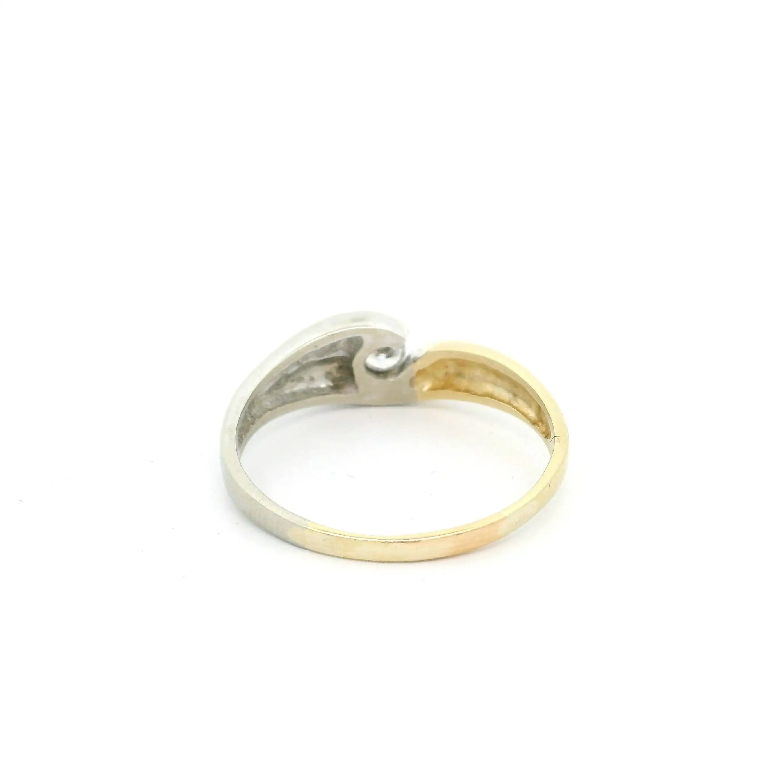 Ring Bicolor mit Zirkonia