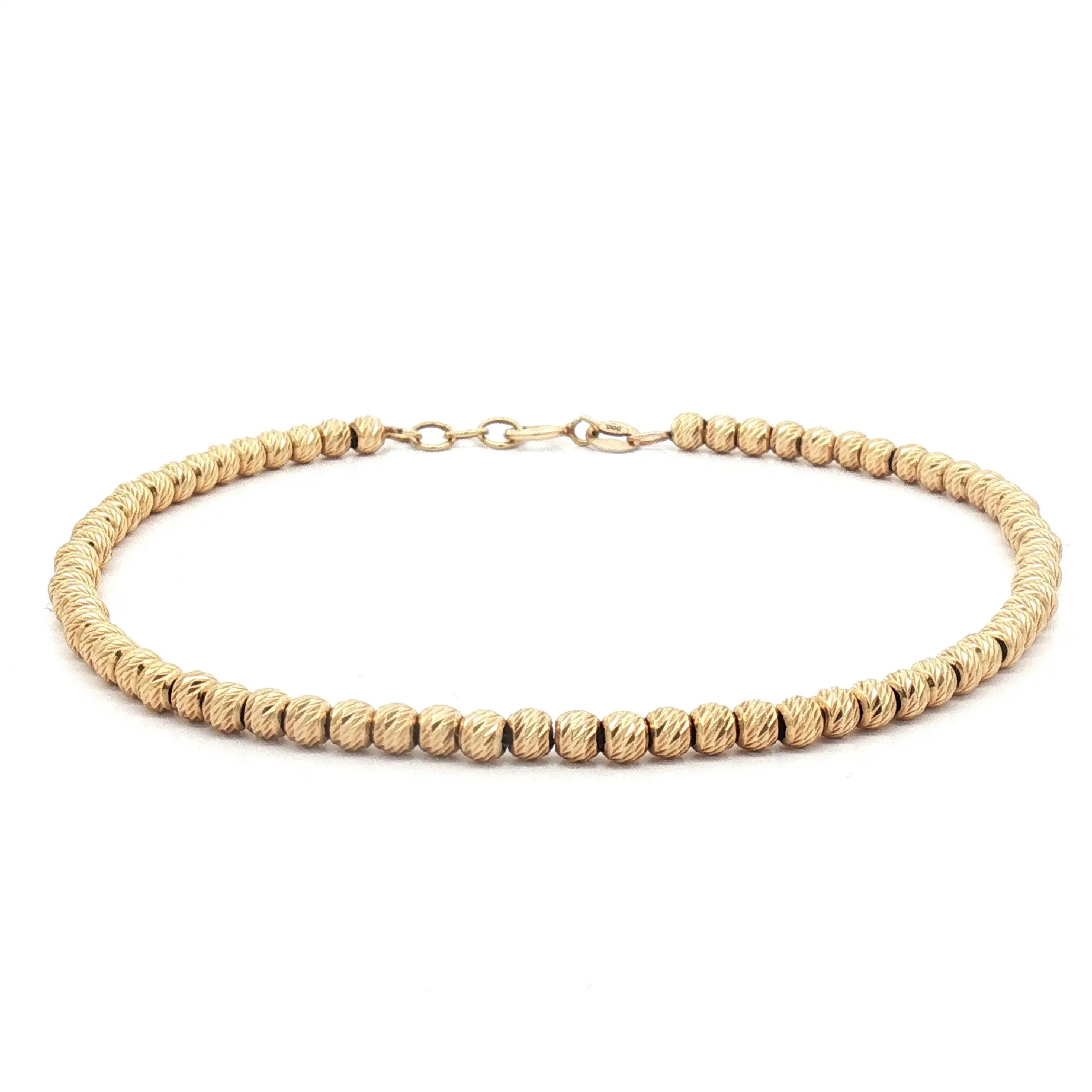 Kugelarmband Gelbgold
