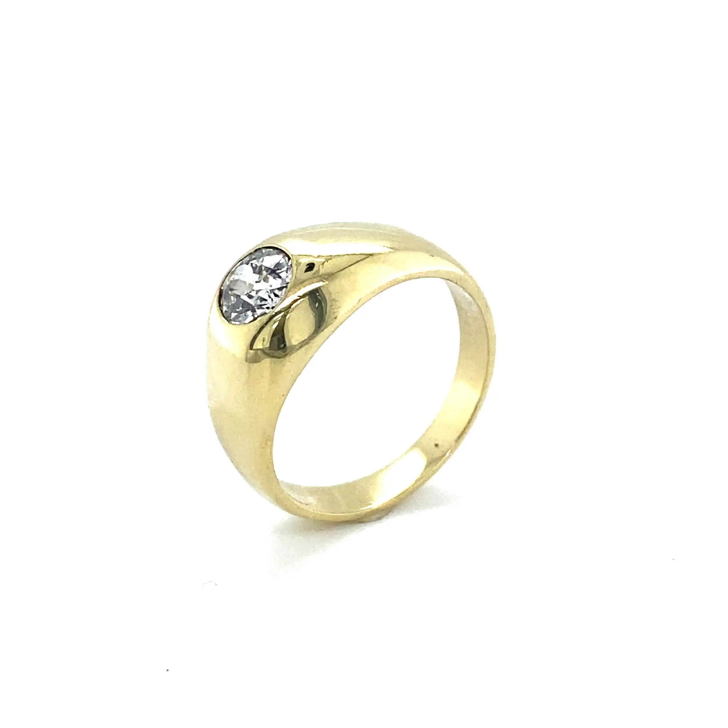 Herrenring mit Altschliffdiamant Herrenring mit Altschliffdiamant
