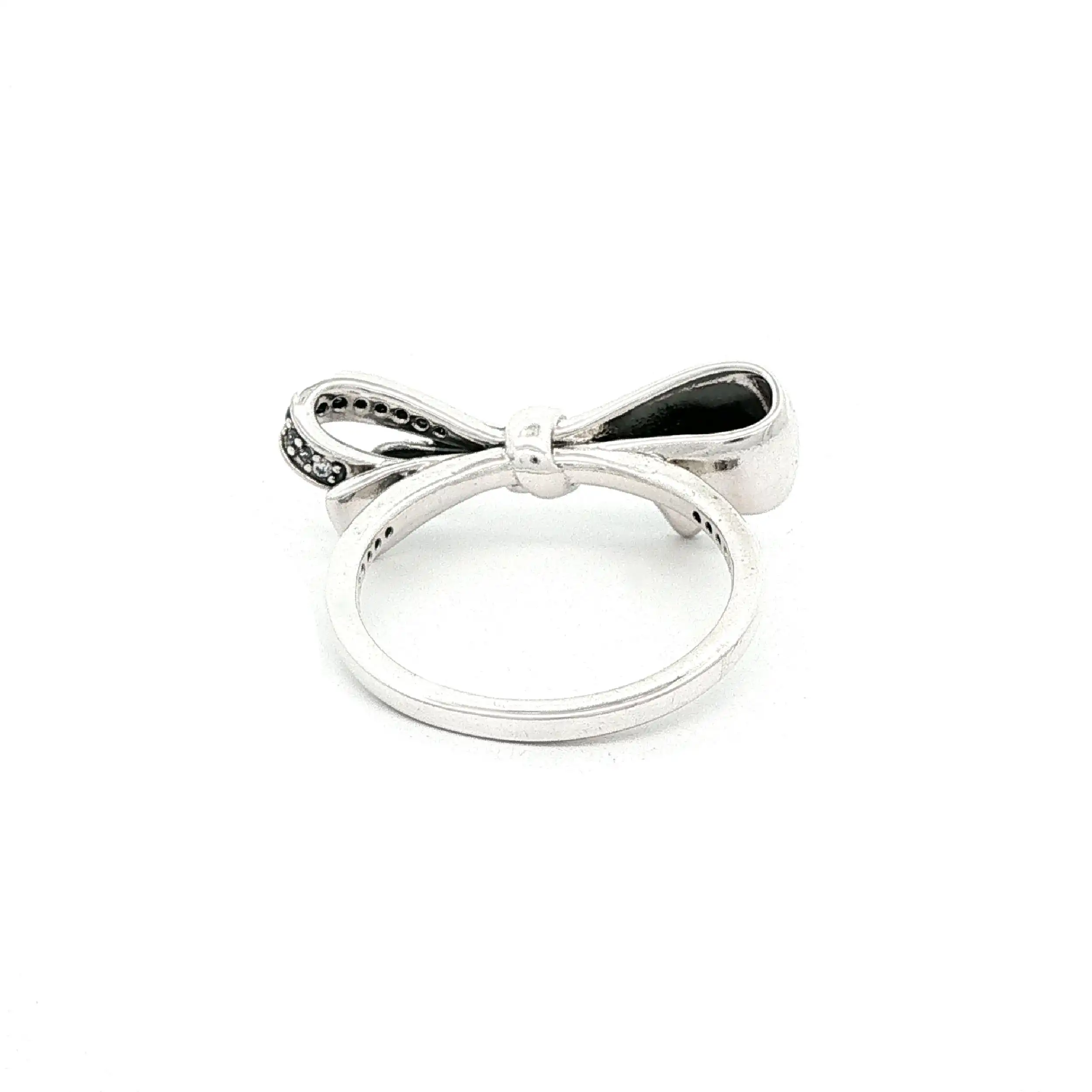 Ring Silber mit Schleife und Zirkonia von Pandora Ring Silber mit Schleife und Zirkonia von Pandora