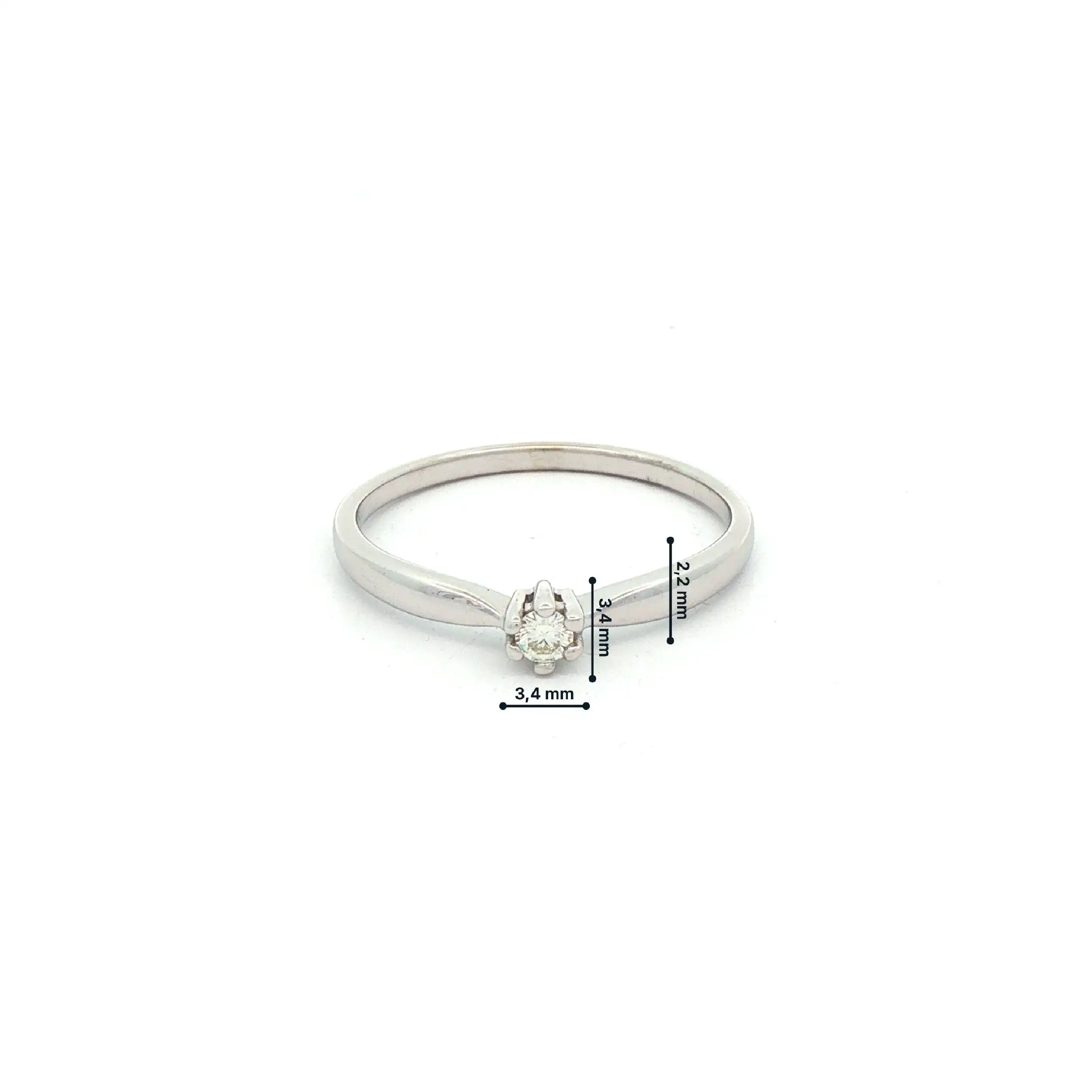 Ring Weißgold mit Brillant