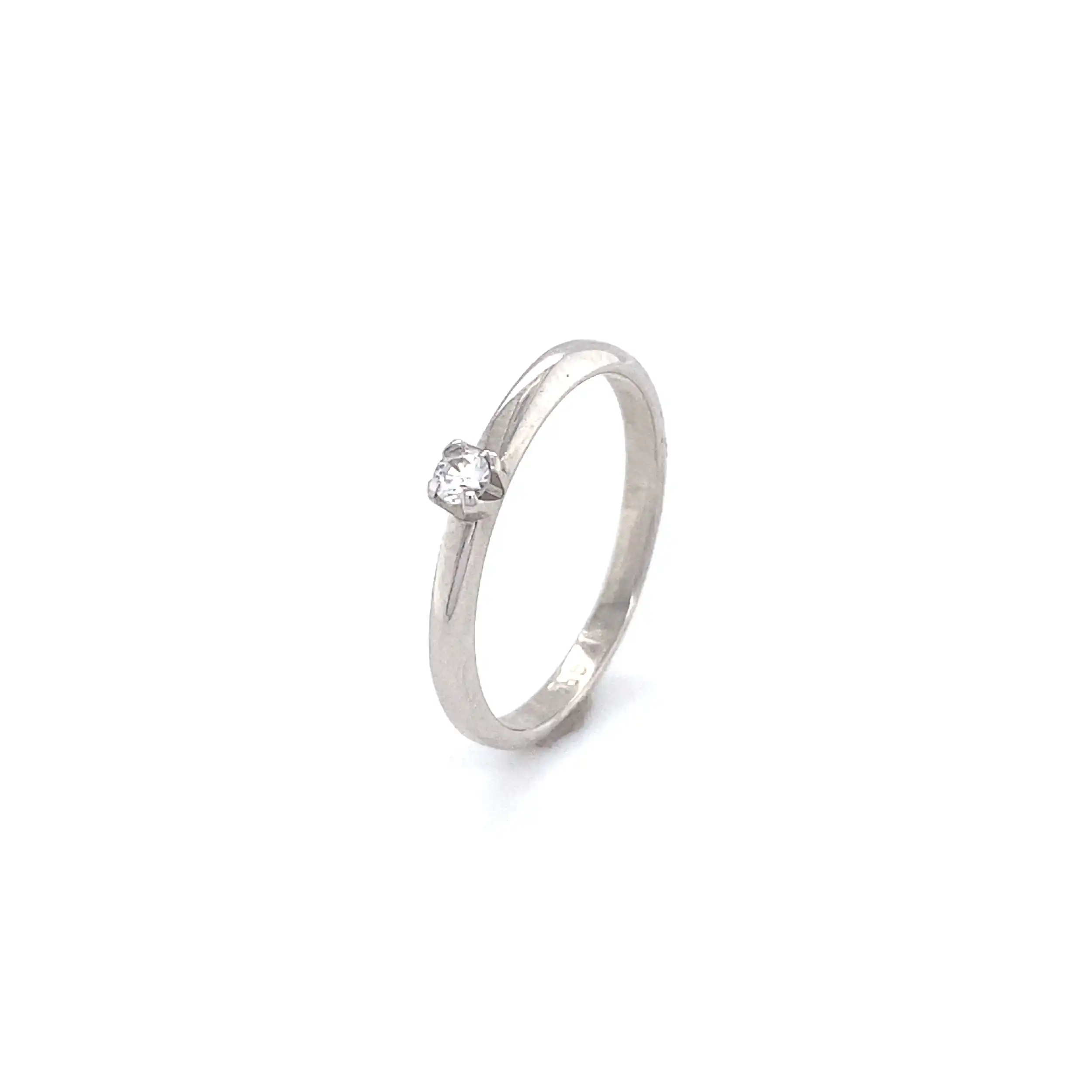 Ring Weißgold mit Brillant