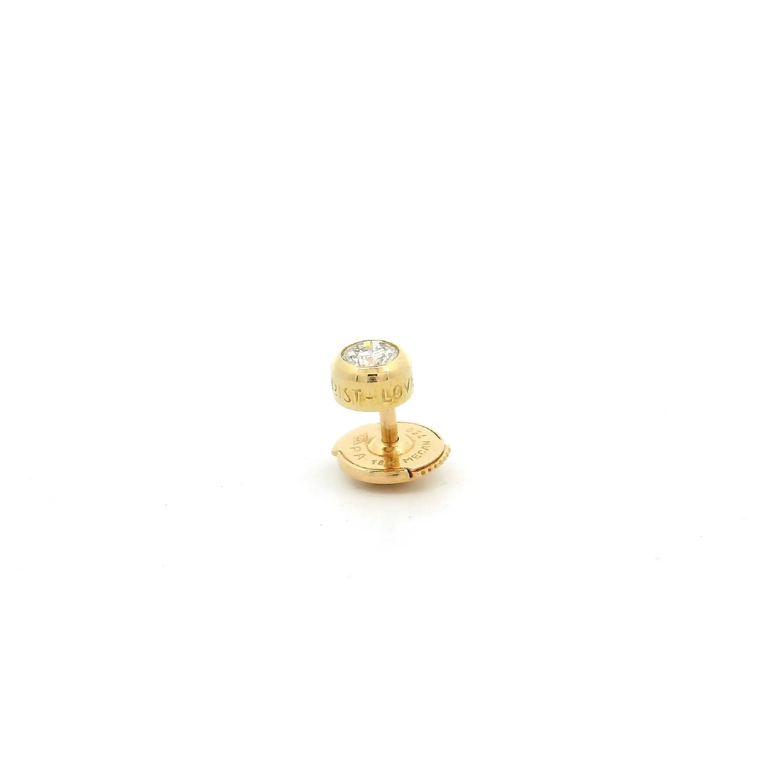 Ansteckpin Gelbgold mit Brillant Ansteckpin Gelbgold mit Brillant