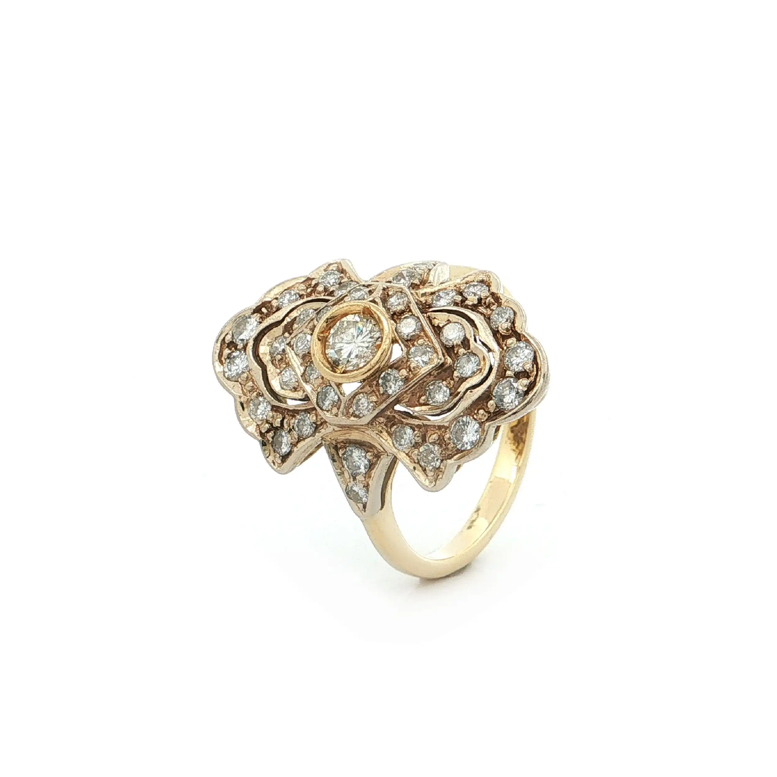 Ring Gelbgold mit Brillanten Ring Gelbgold mit Brillanten
