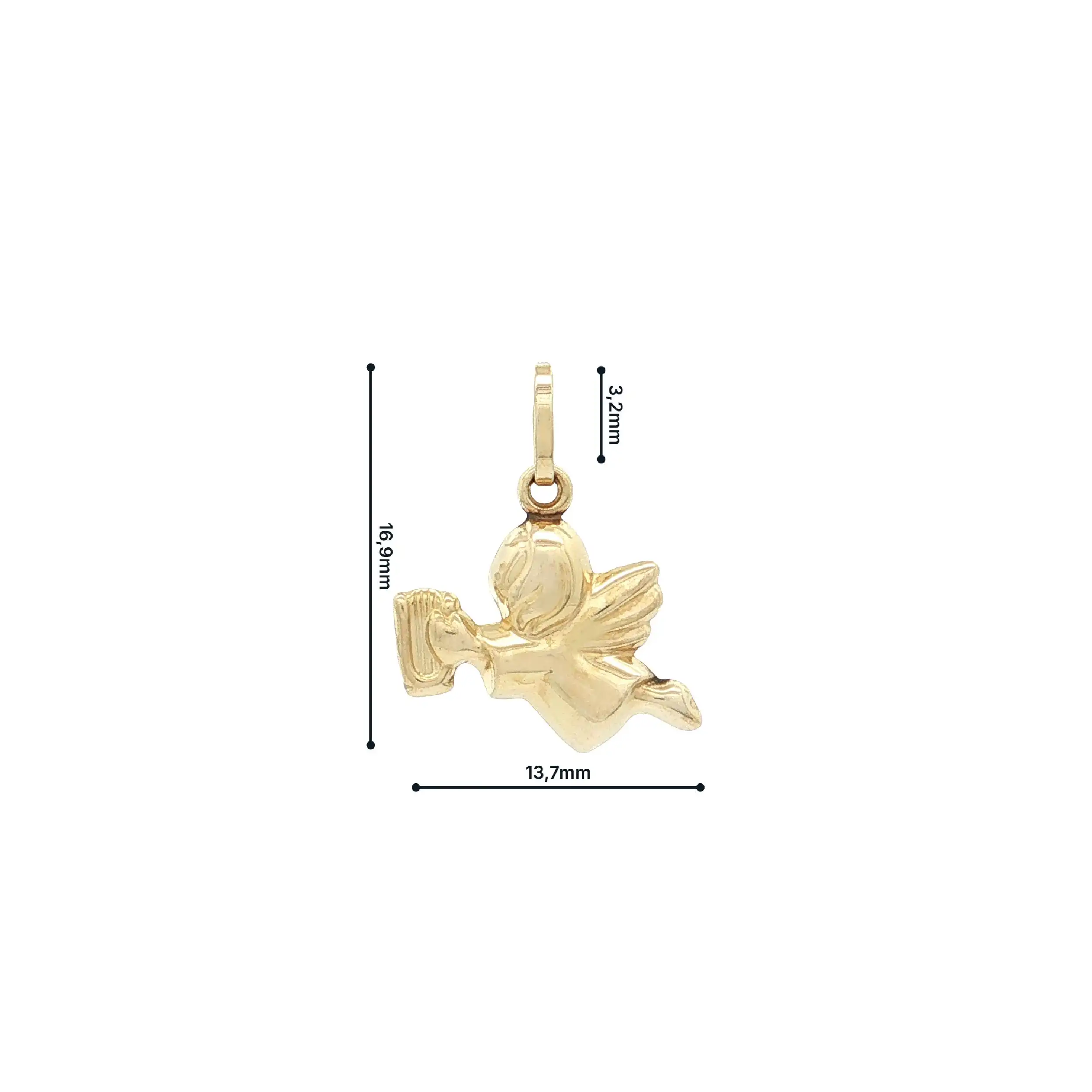 Anhänger Gelbgold "Engelchen"