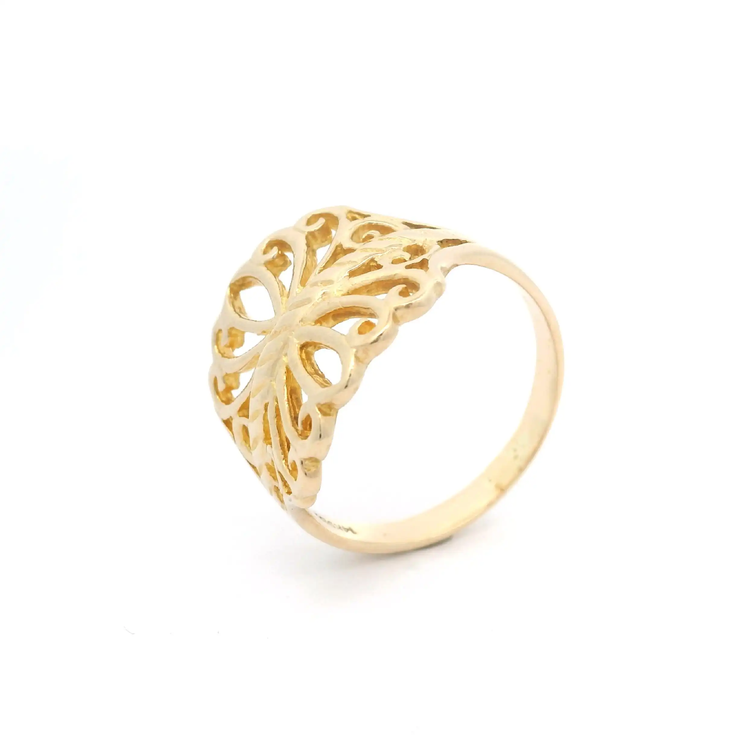 Ring Gelbgold Filigraner Schmetterling Ring Gelbgold Filigraner Schmetterling