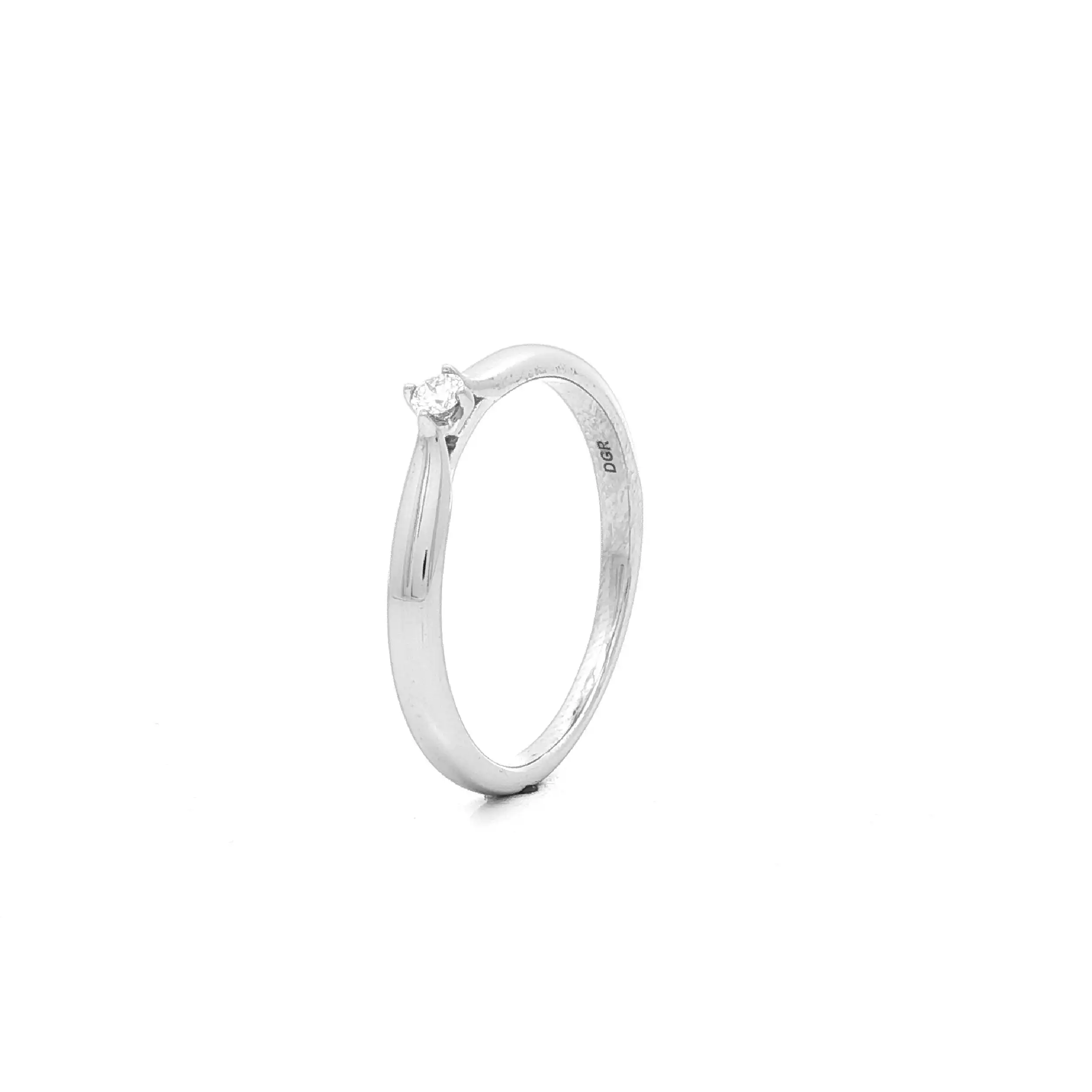 Solitärring Platin mit Brillant Solitärring Platin mit Brillant