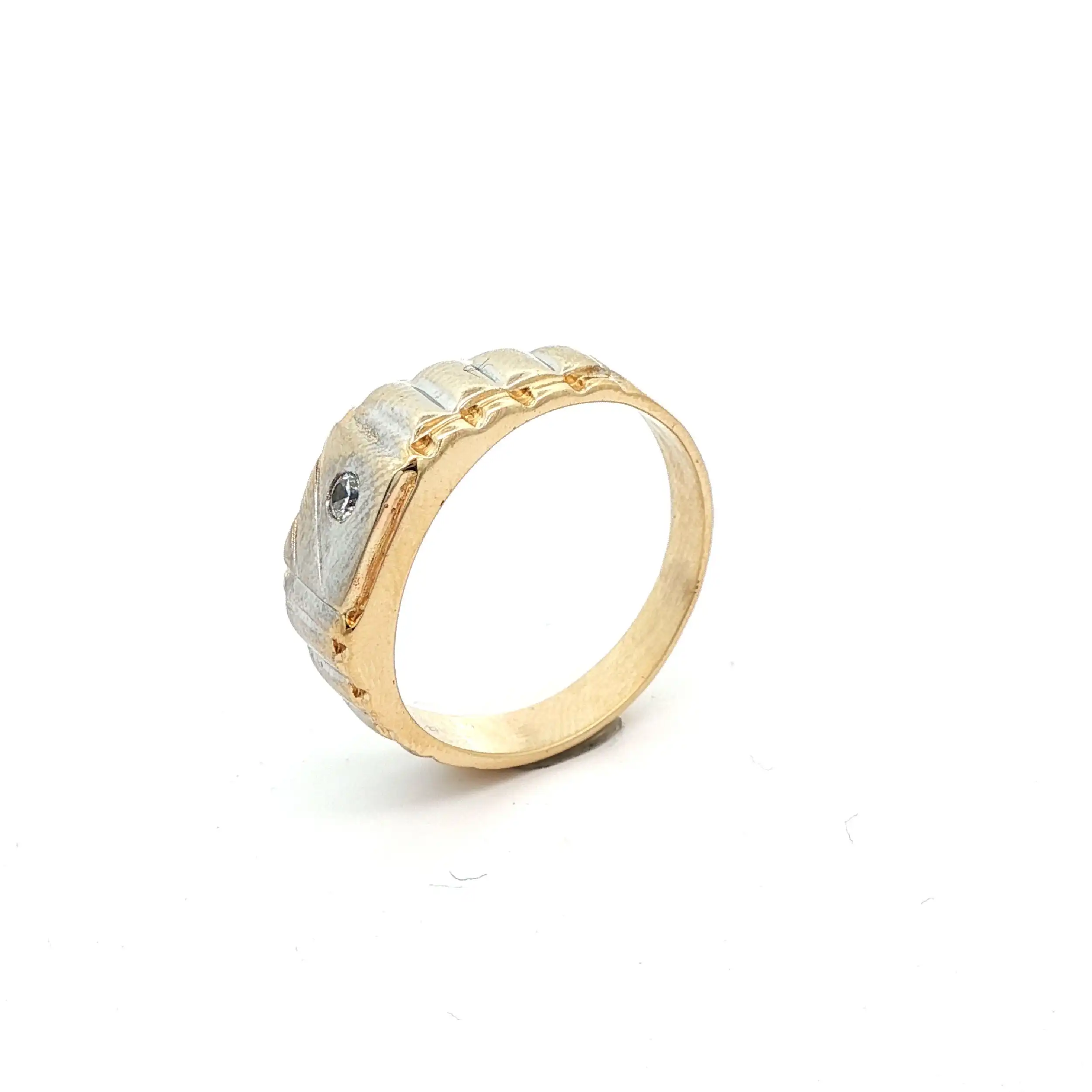 Ring Bicolor mit Zirkonia