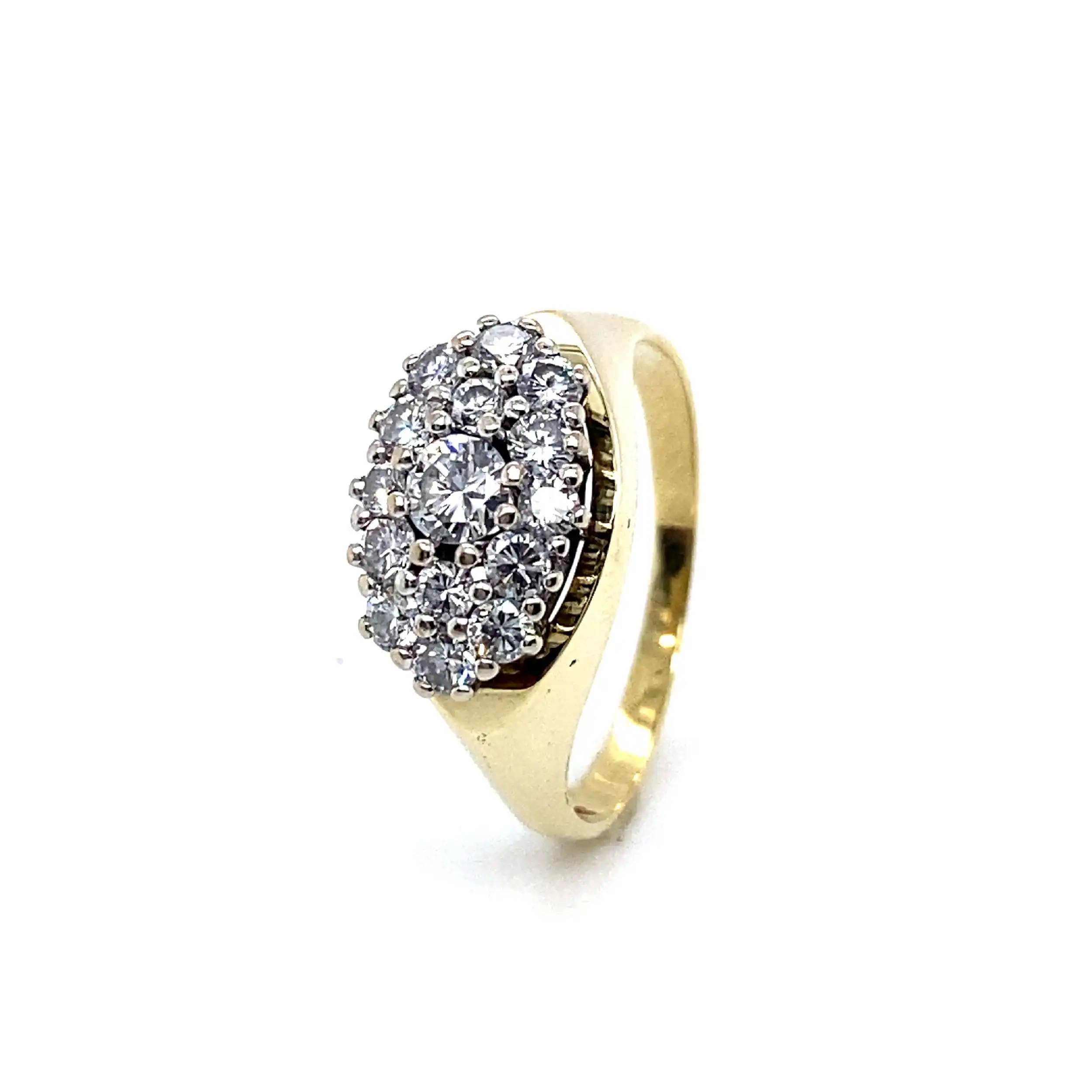 Ring Gelbgold mit Brillanten Ring Gelbgold mit Brillanten