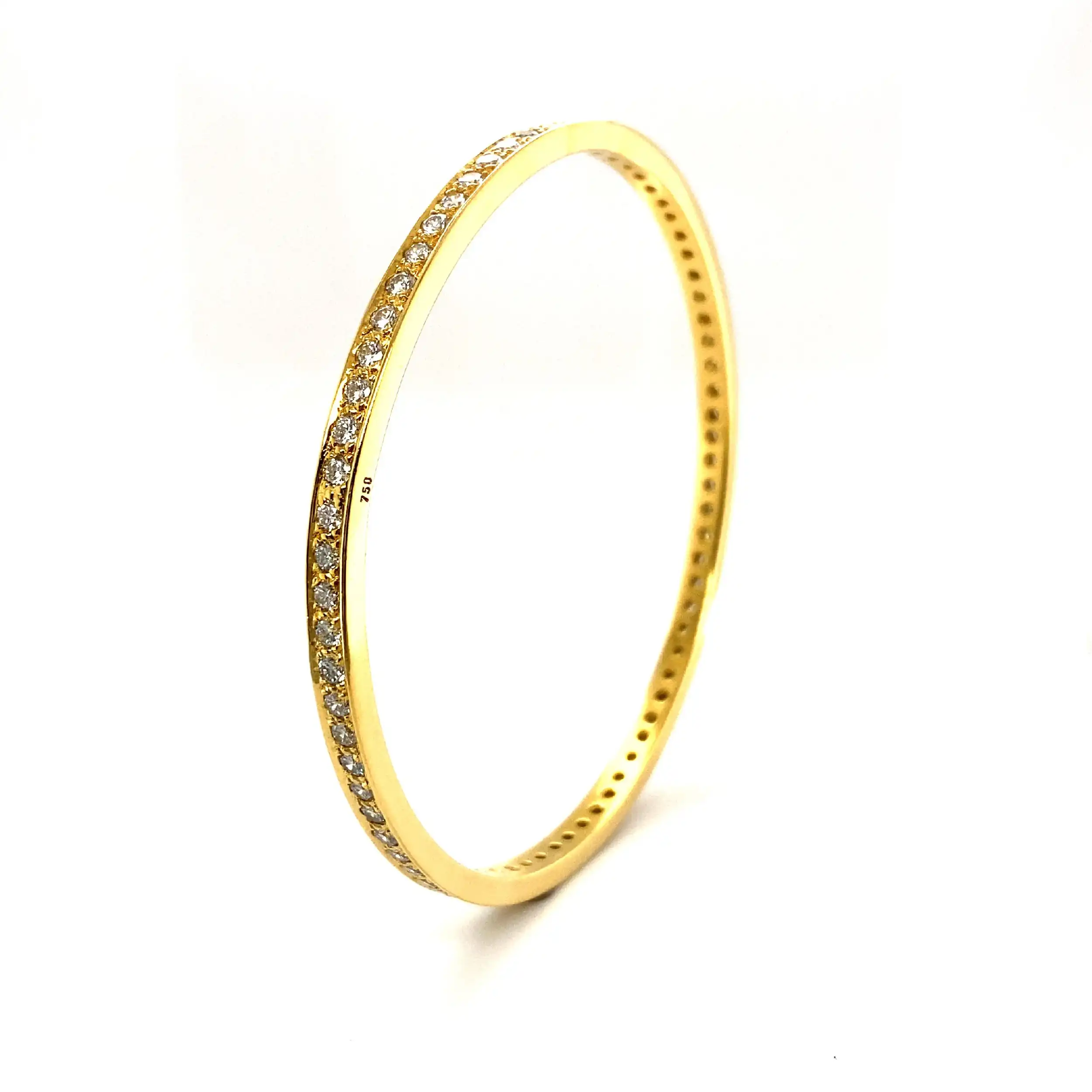 Armreif Gelbgold mit Brillanten Armreif Gelbgold mit Brillanten