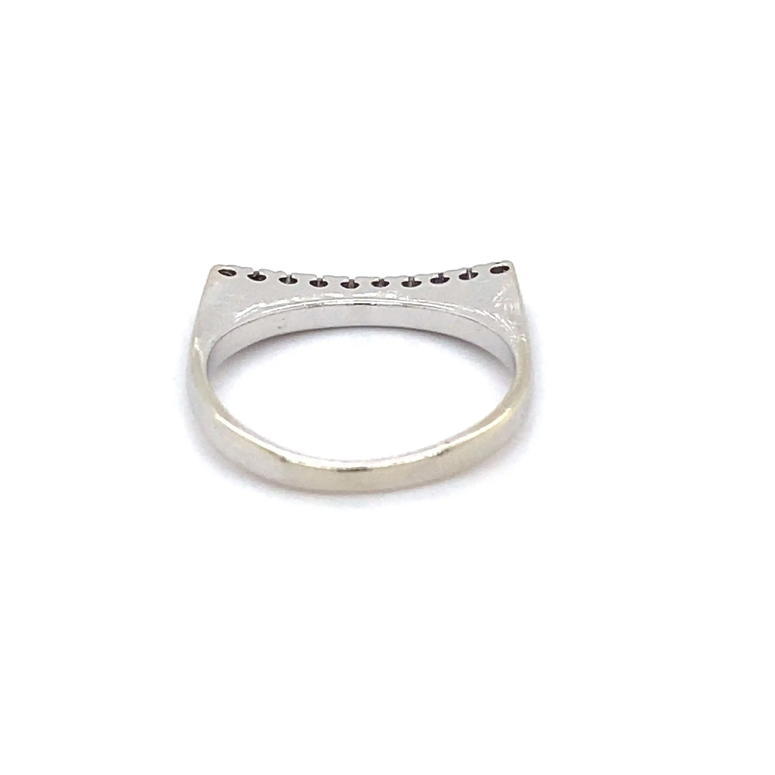 Ring Weißgold mit Zirkonia Ring Weißgold mit Zirkonia