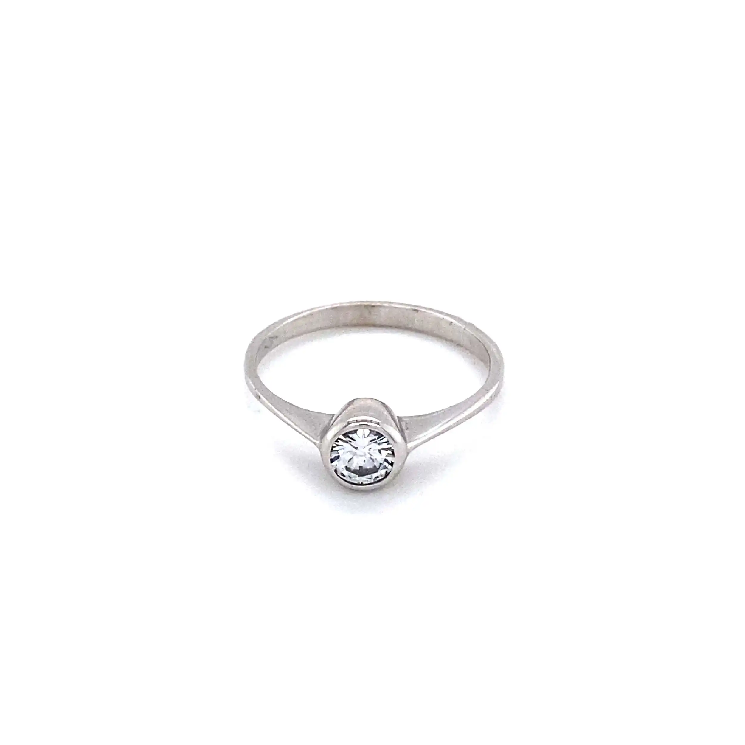 Ring Weißgold mit Brillant