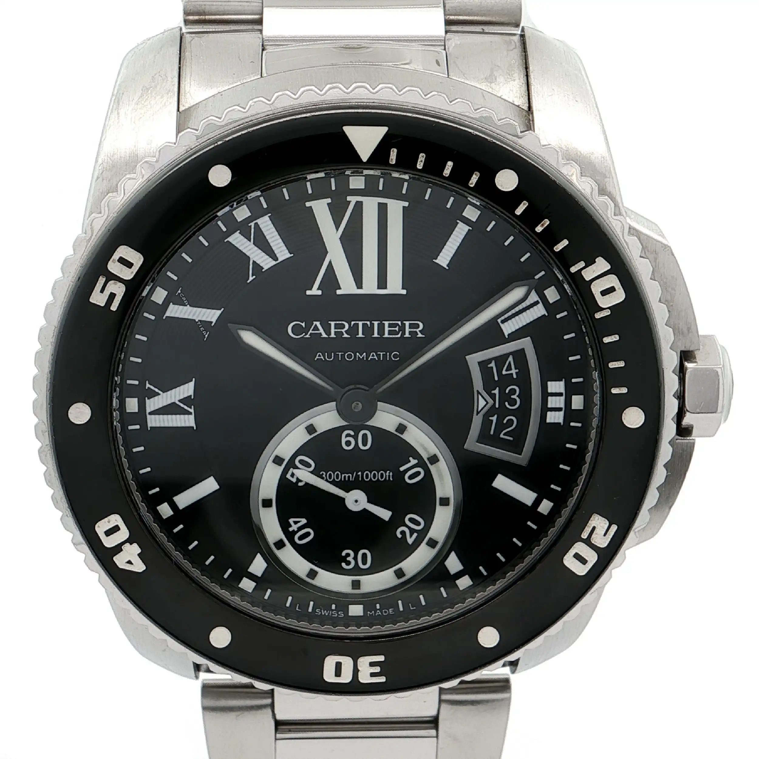 Herrenuhr Cartier Calibre de Cartier Diver mit Box und Papieren Herrenuhr Cartier Calibre de Cartier Diver mit Box und Papieren