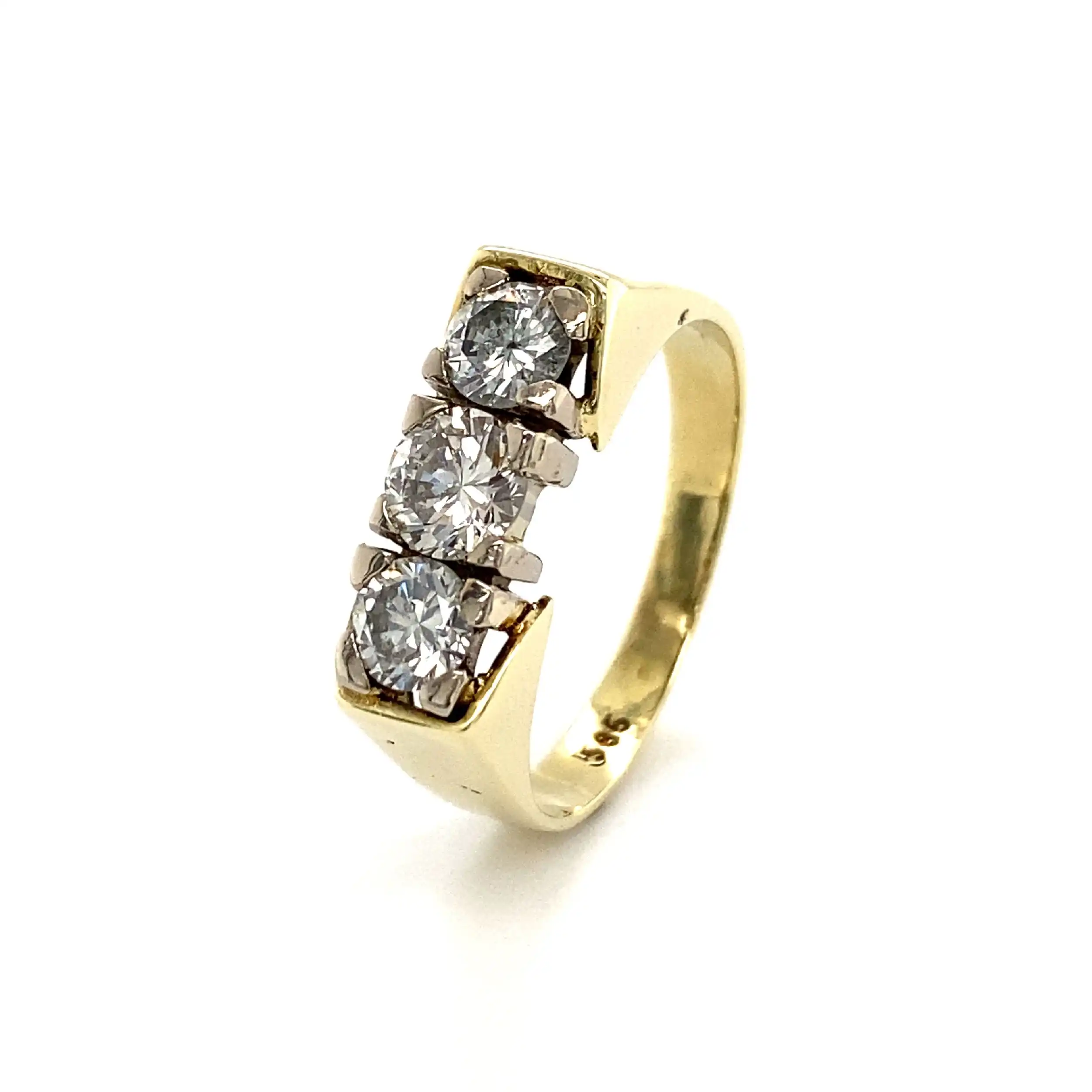 Ring Gelbgold mit Brillanten
