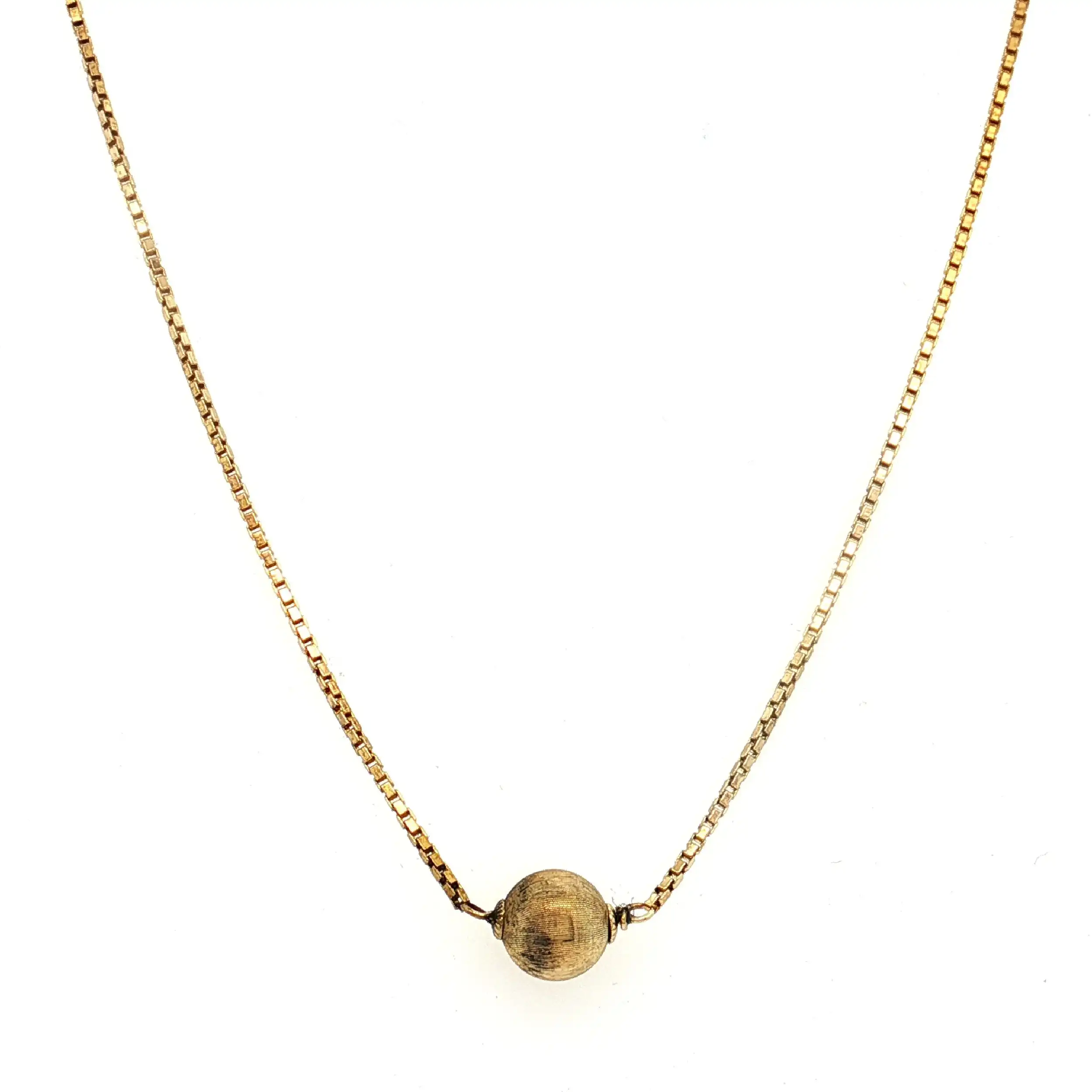 Kette Gelbgold mit Kugel