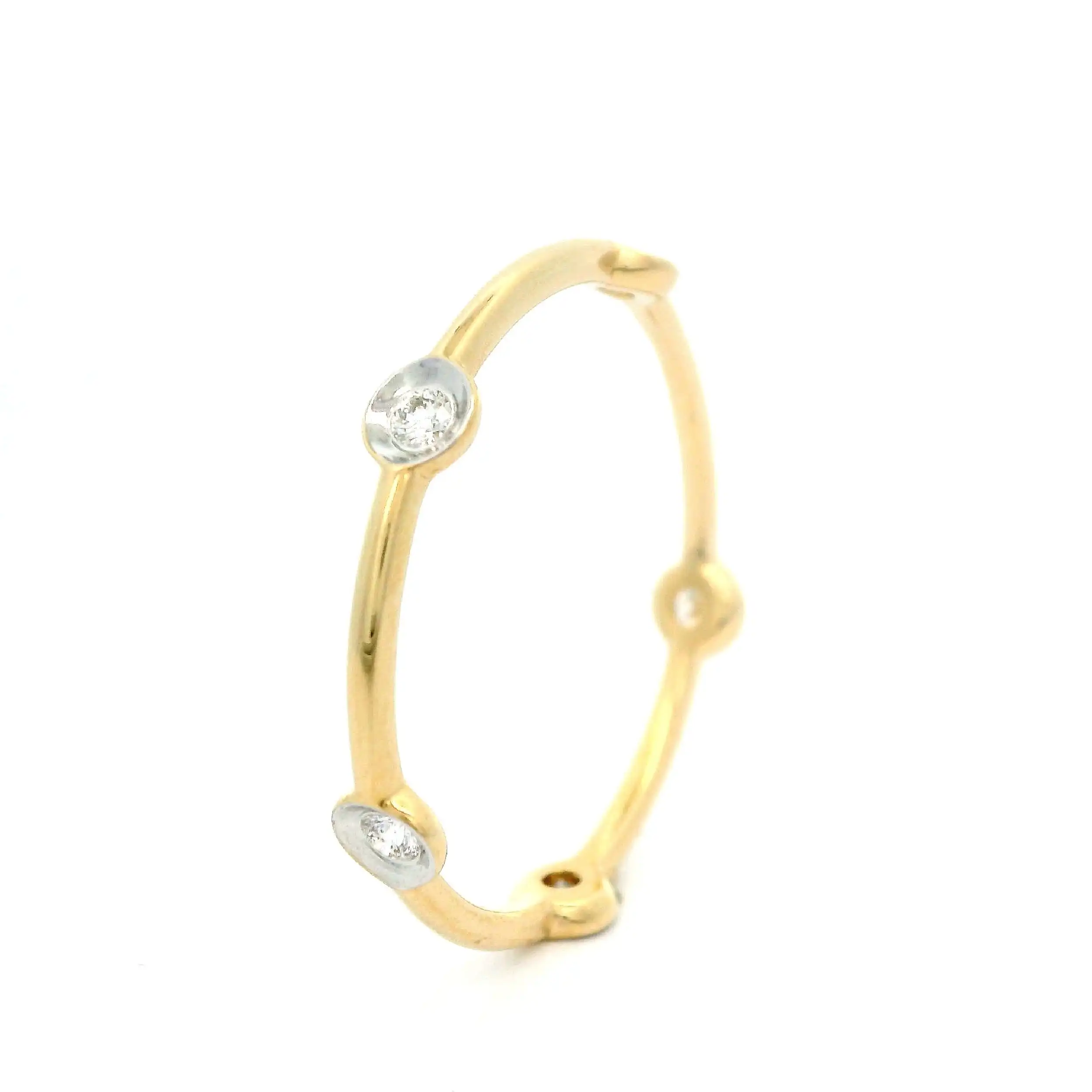 Ring Bicolor mit Brillanten Ring Bicolor mit Brillanten