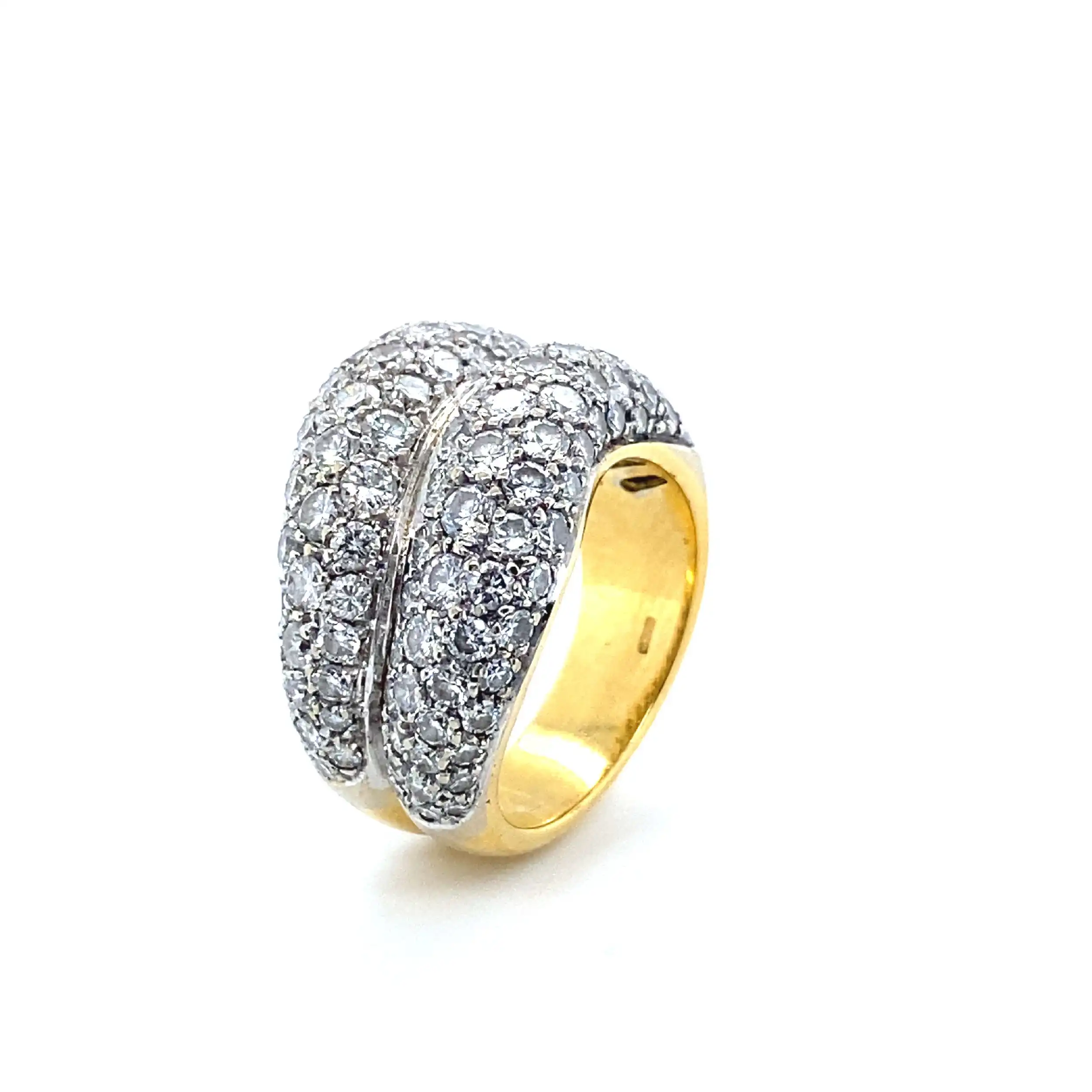 Ring Bicolor mit Brillanten Ring Bicolor mit Brillanten