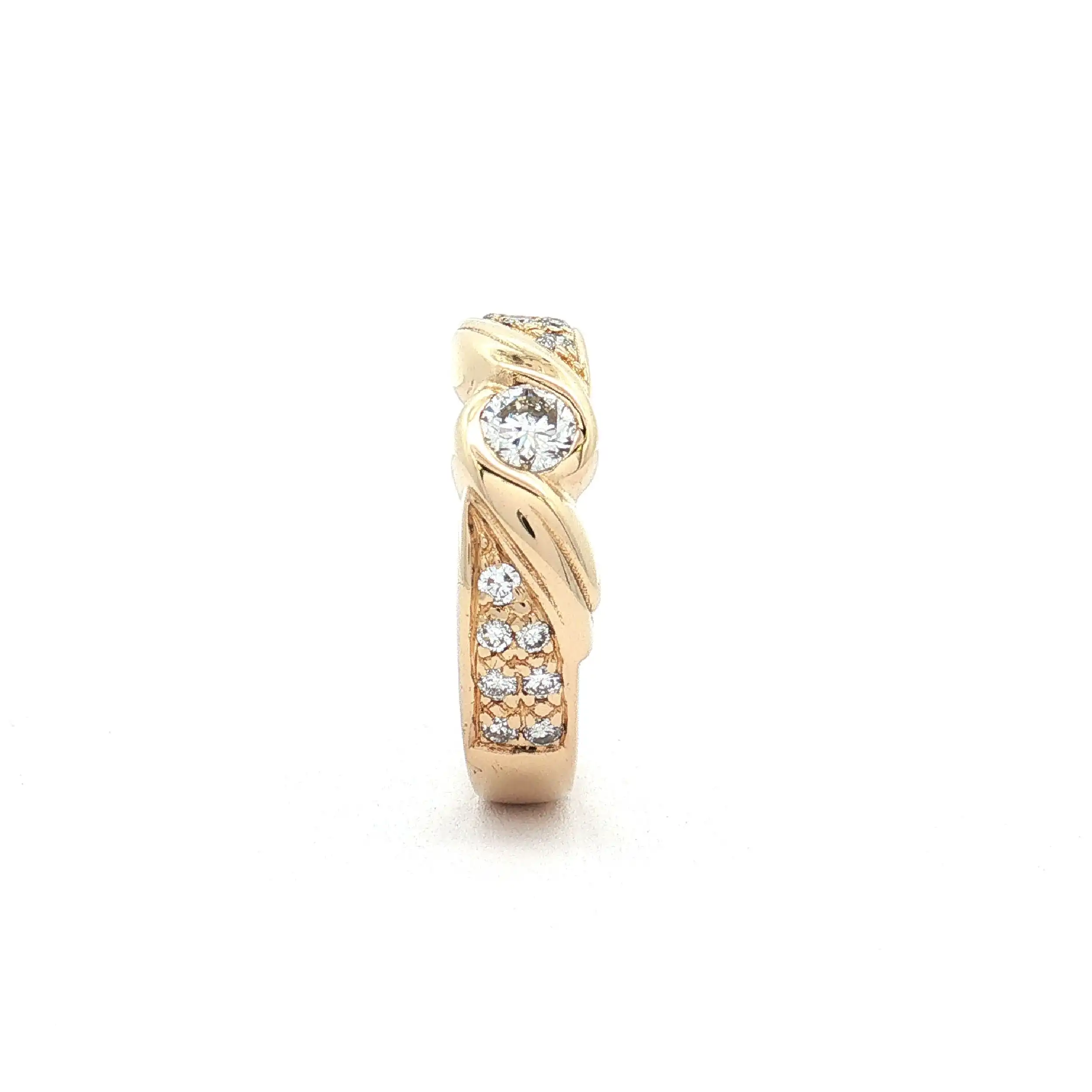 Ring Gelbgold mit Brillanten
