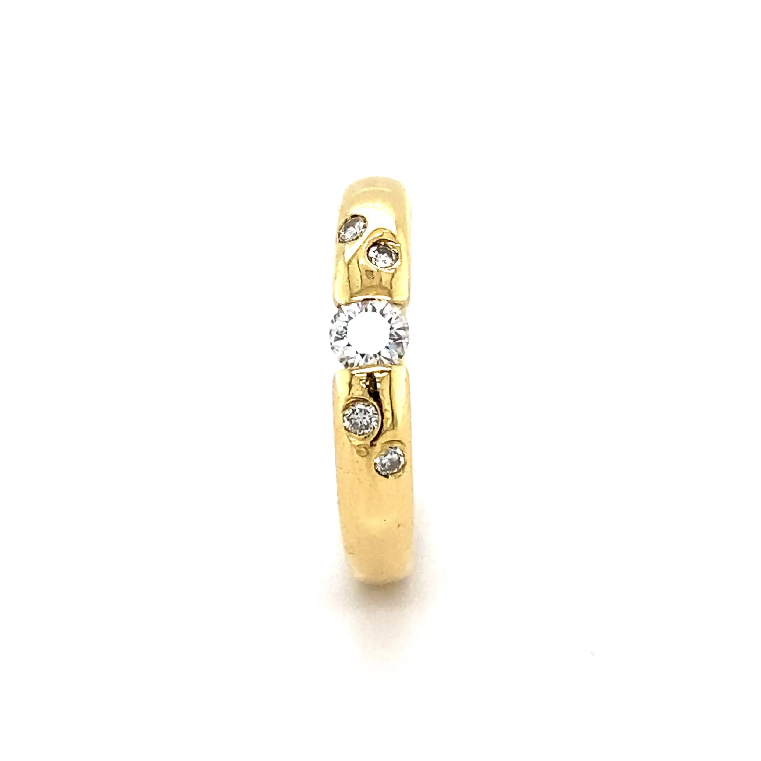 Ring Gelbgold mit Brillanten