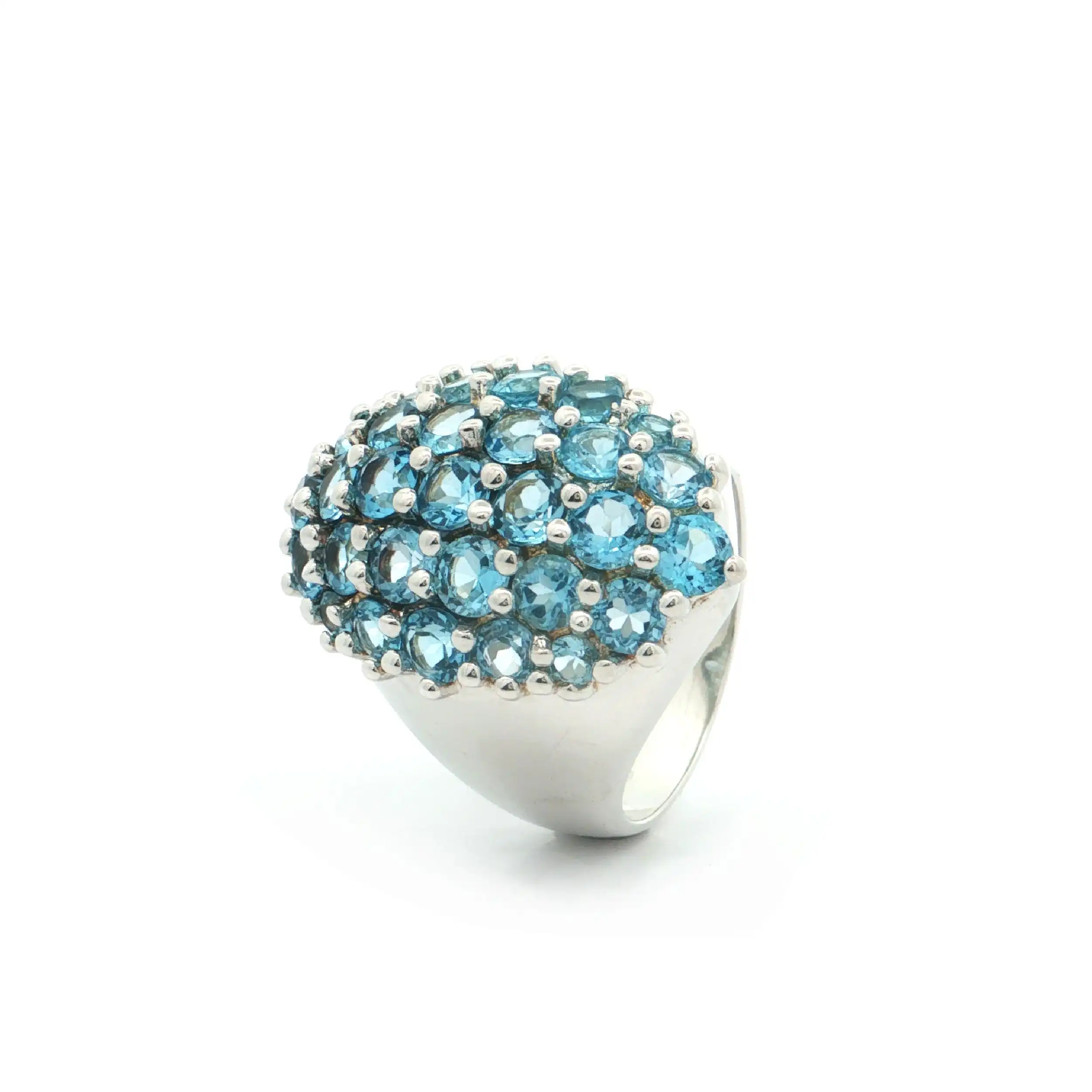 Ring Silber mit blauen Farbsteinen Ring Silber mit blauen Farbsteinen