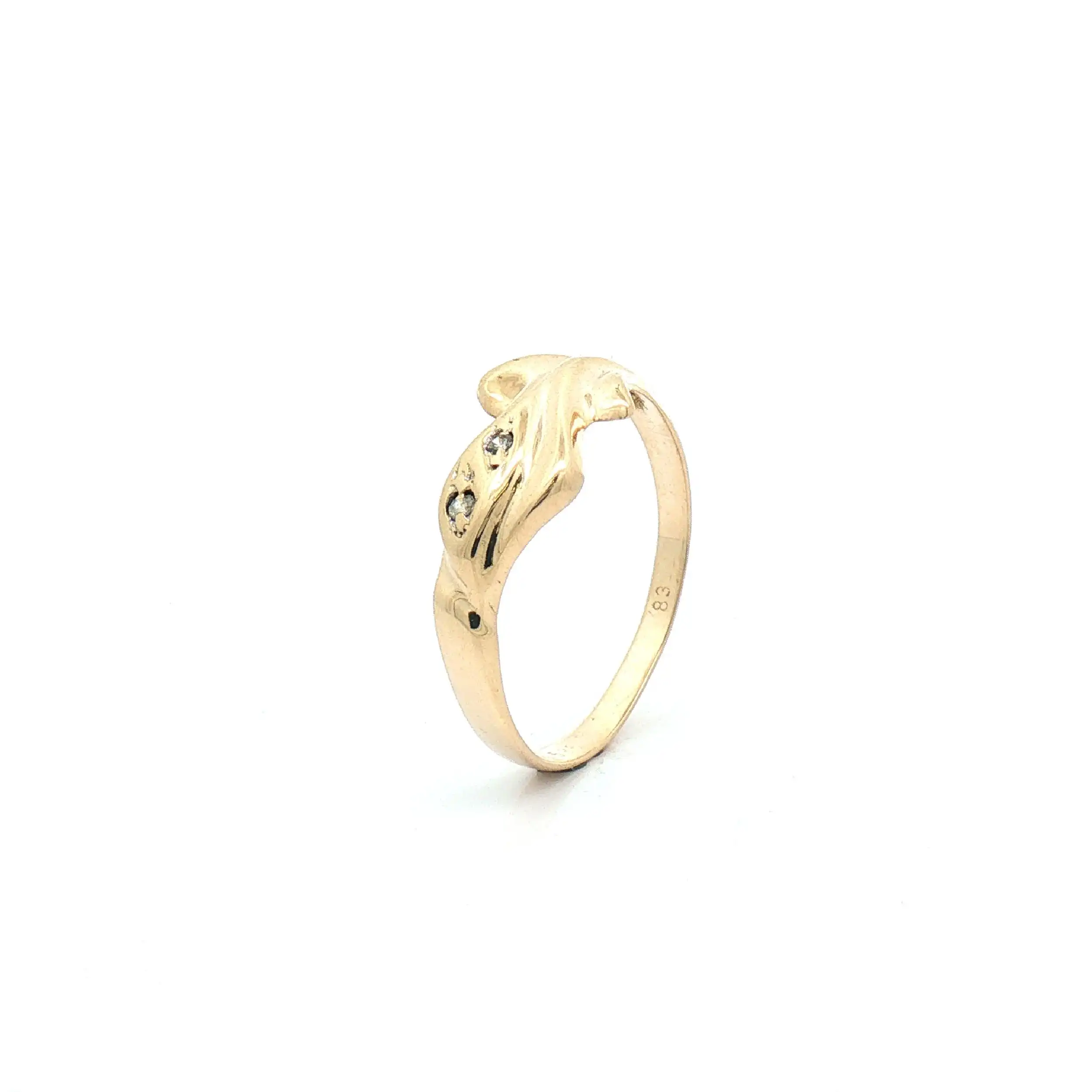 Ring Gelbgold mit Zirkonia Ring Gelbgold mit Zirkonia