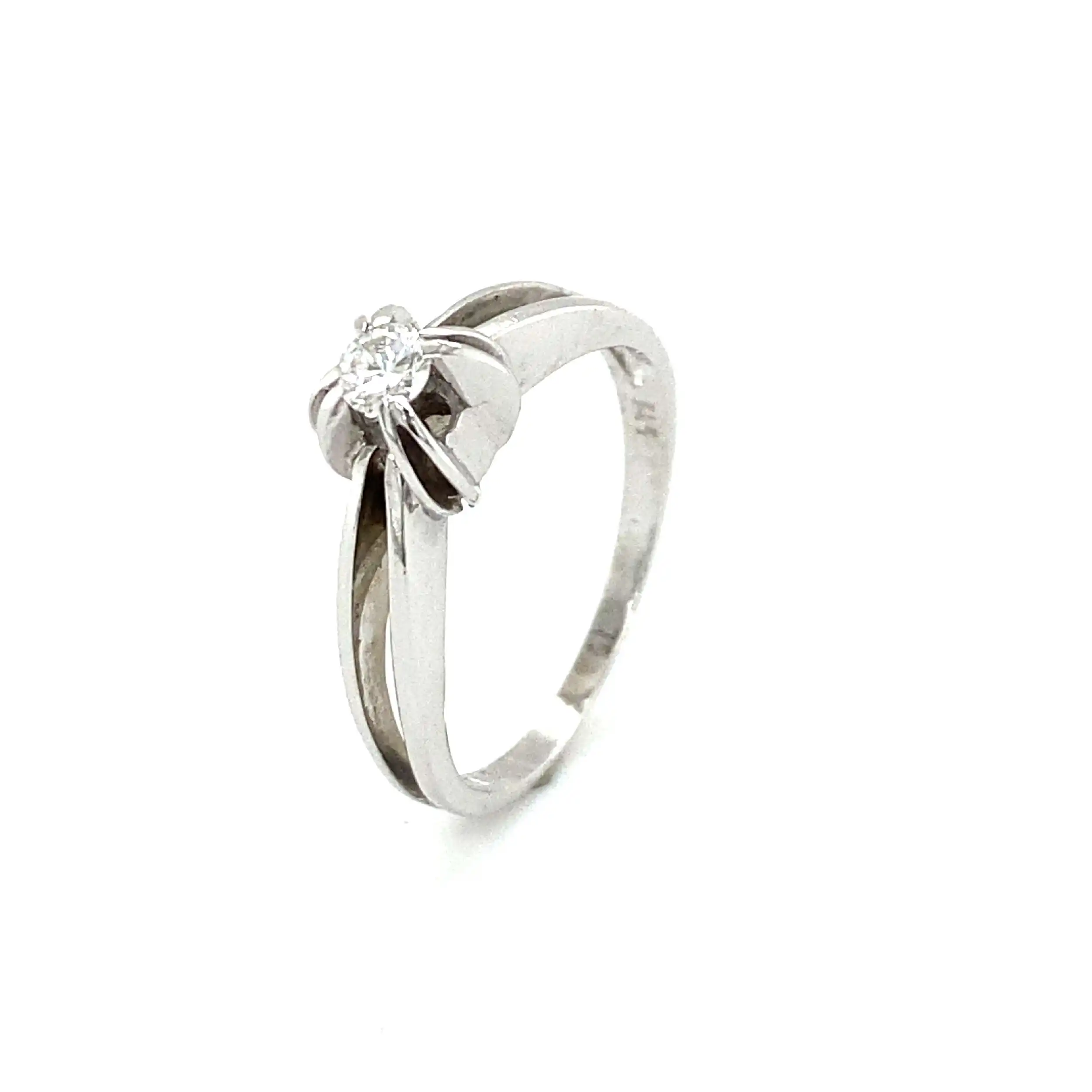 Ring Weißgold mit Brillant
