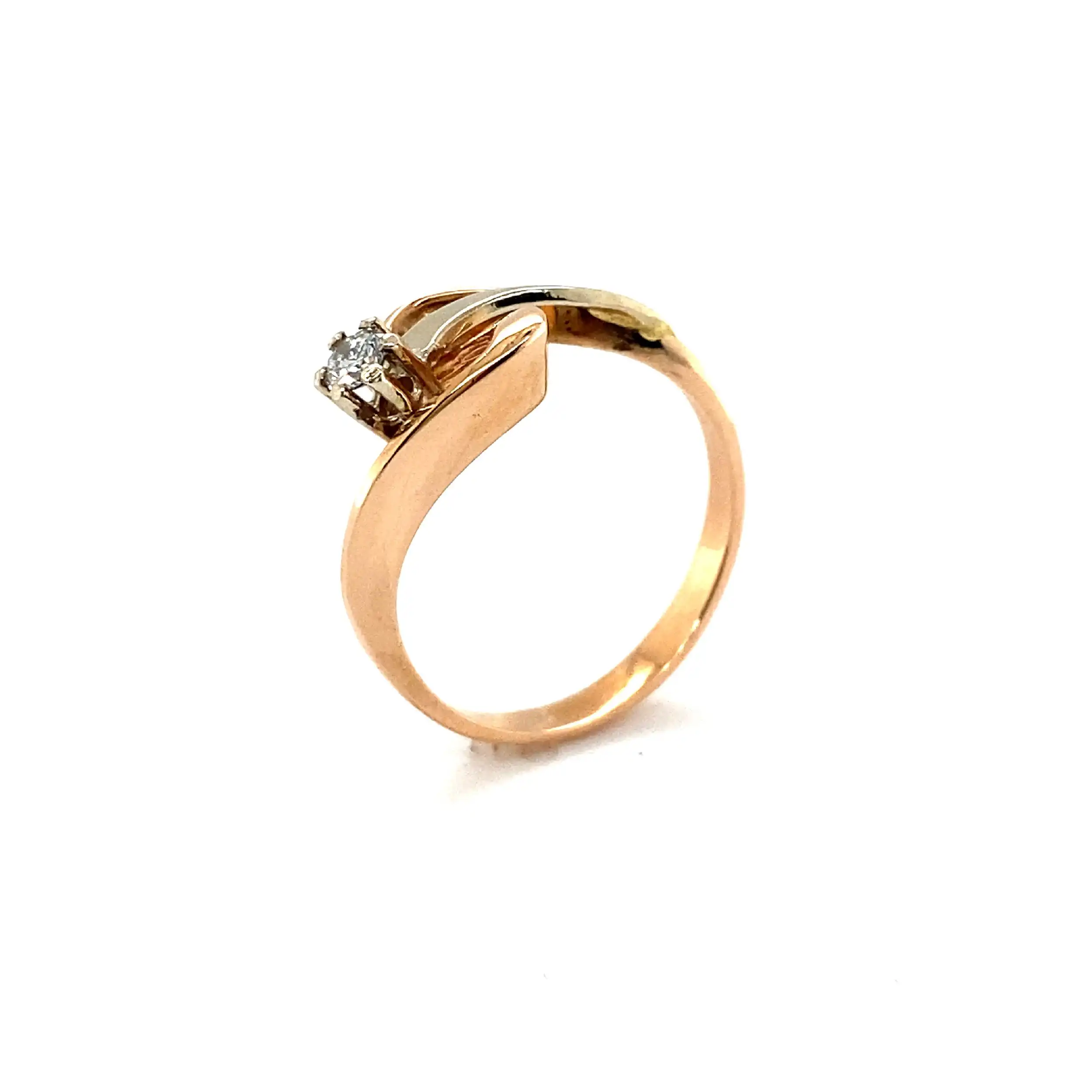 Ring Roségold mit Brillant Ring Roségold mit Brillant