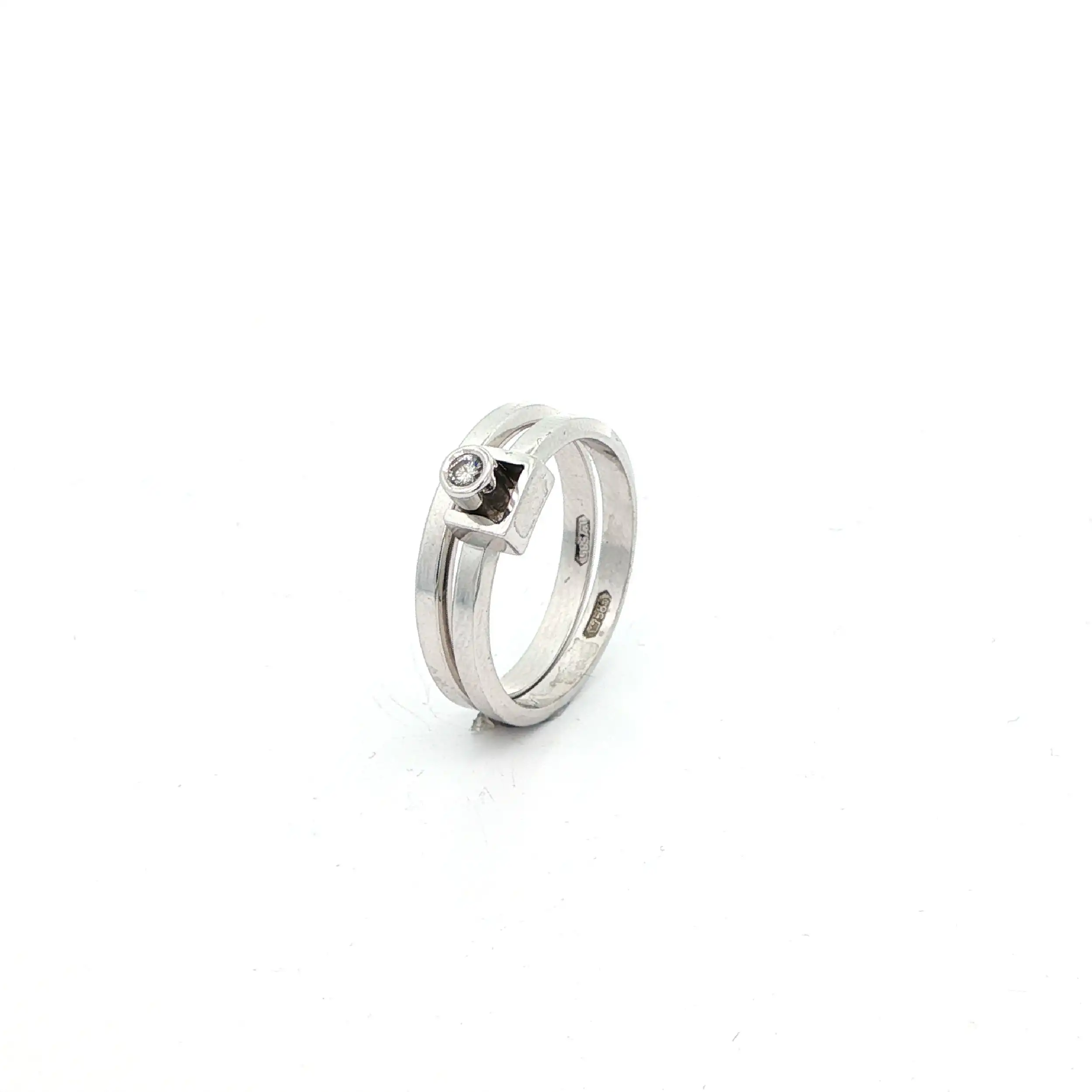 Ring Weißgold mit Brillant