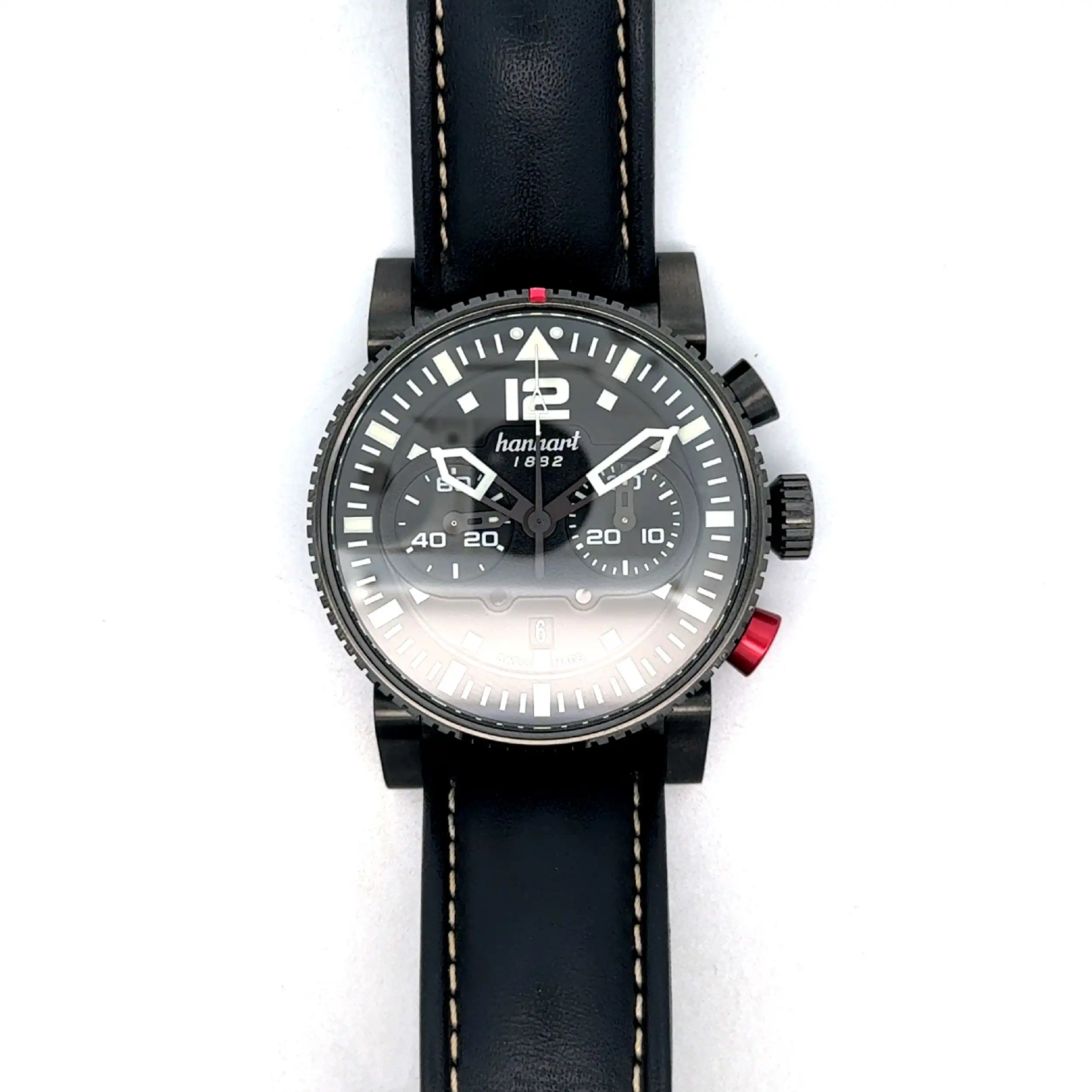 Herrenuhr Hanhart Primus Black Ops Pilot Limited Edition Herrenuhr Hanhart Primus Black Ops Pilot Limited Edition