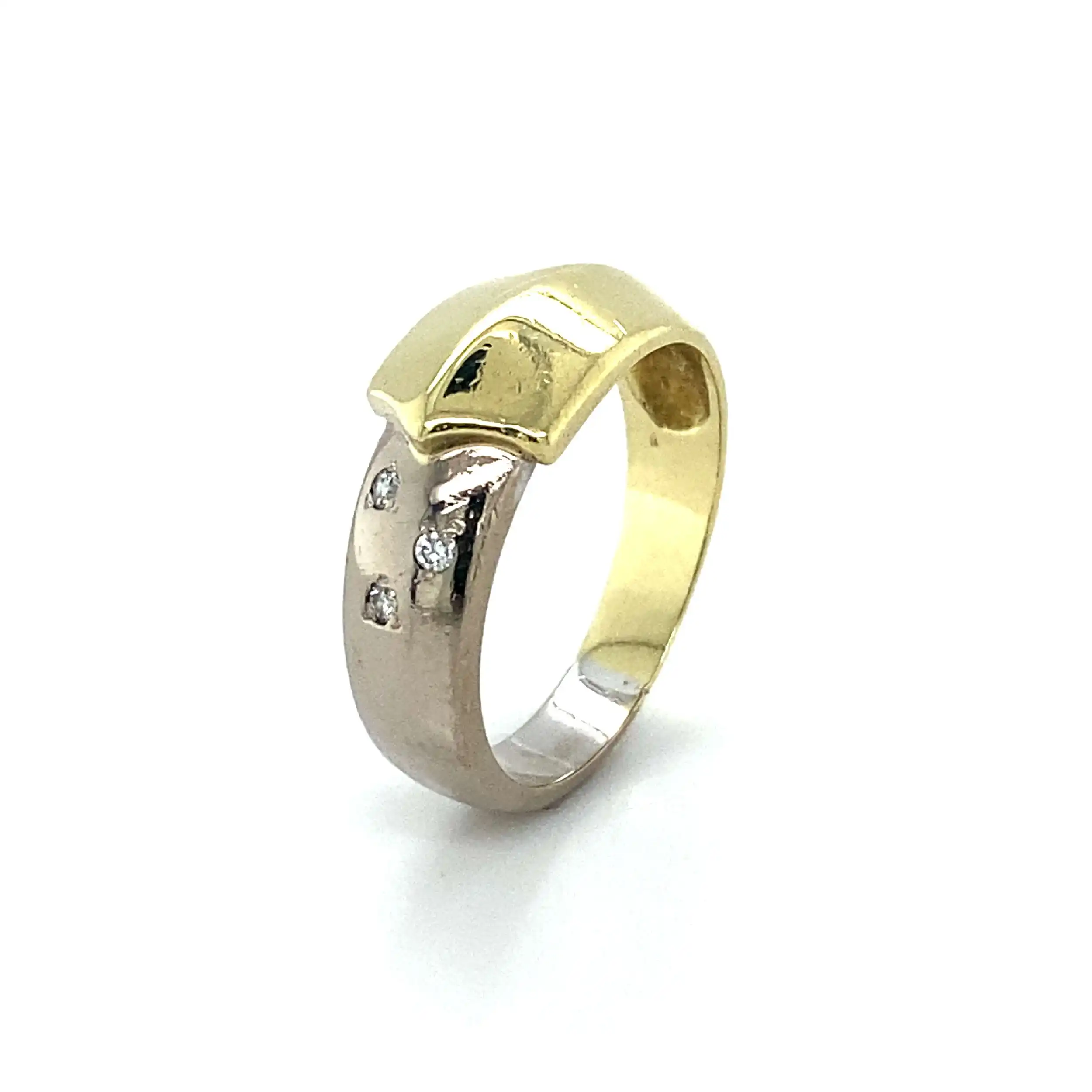Ring Bicolor mit Brillanten Ring Bicolor mit Brillanten