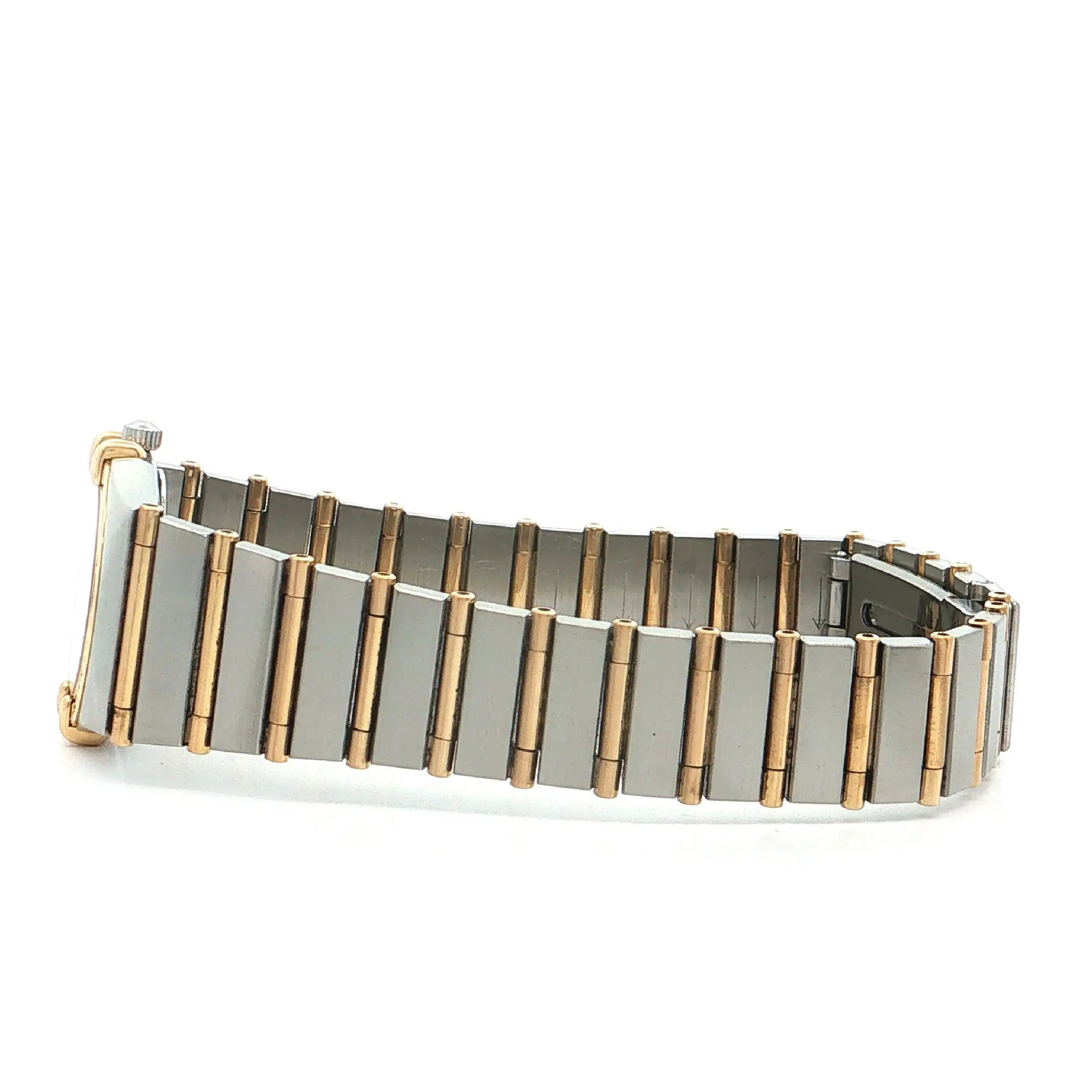 Damenuhr Omega Constellation 23mm Stahl / Gold mit Diamanten Lünette Ref.8951080