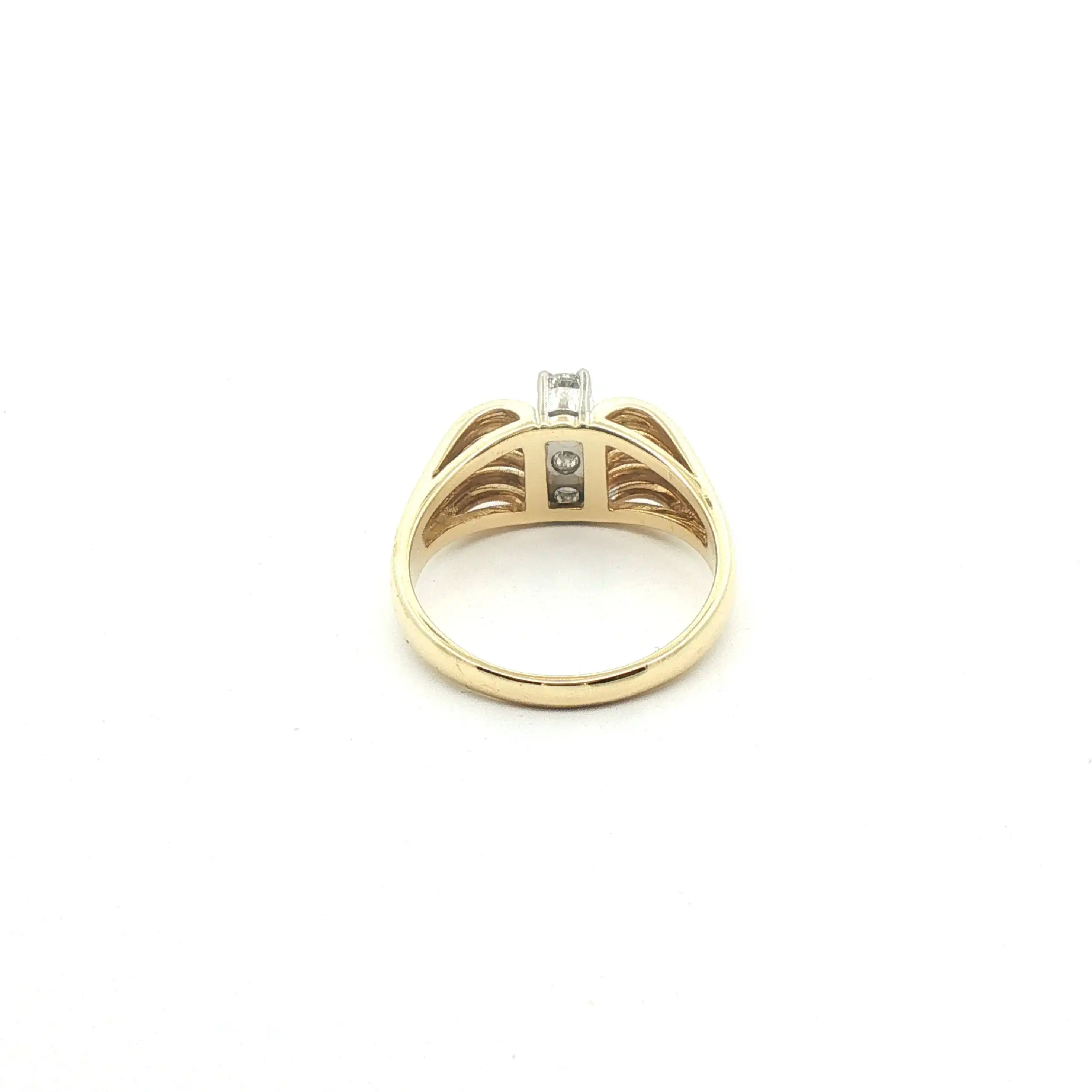 Ring Bicolor mit Brillanten