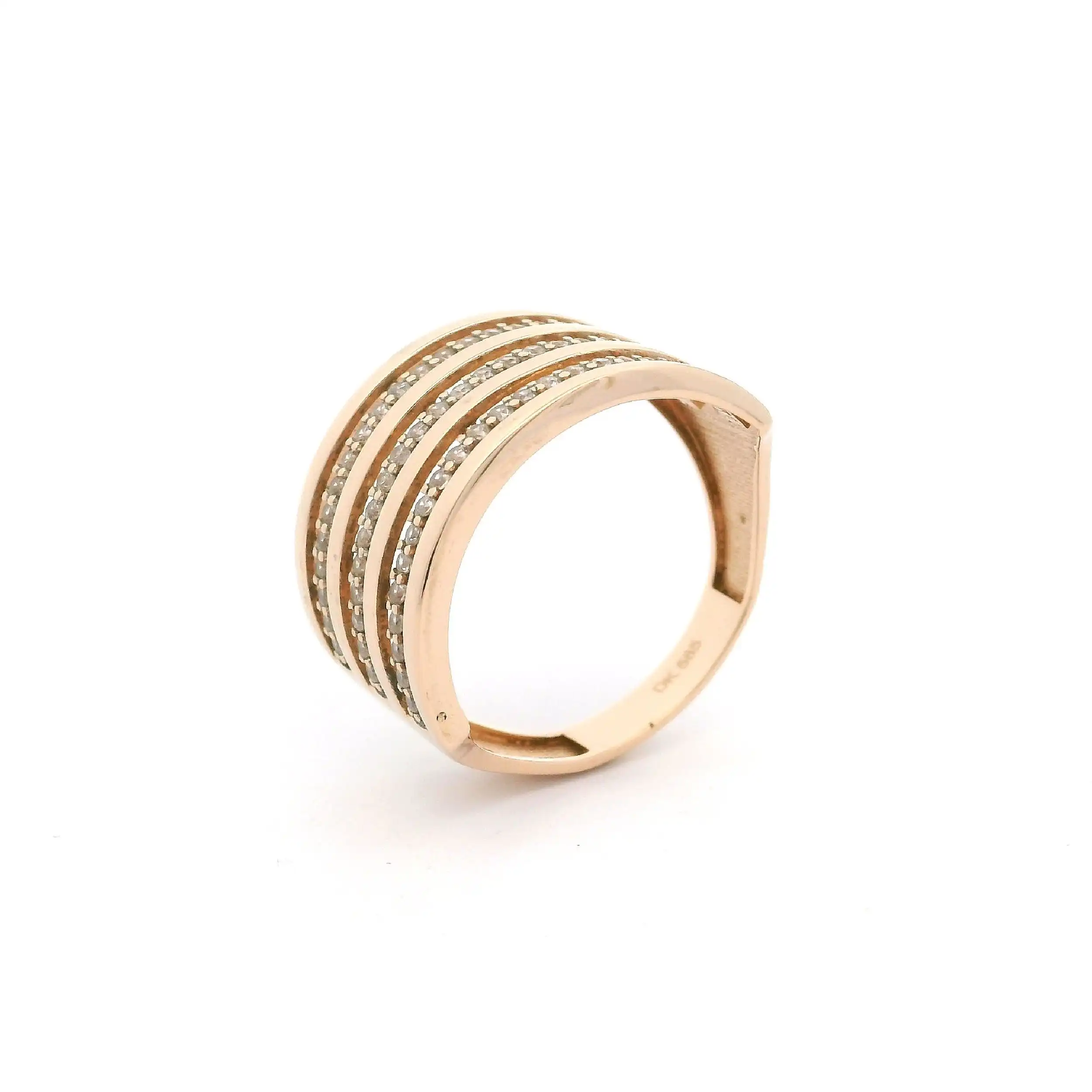 Ring Roségold mit Zirkonia